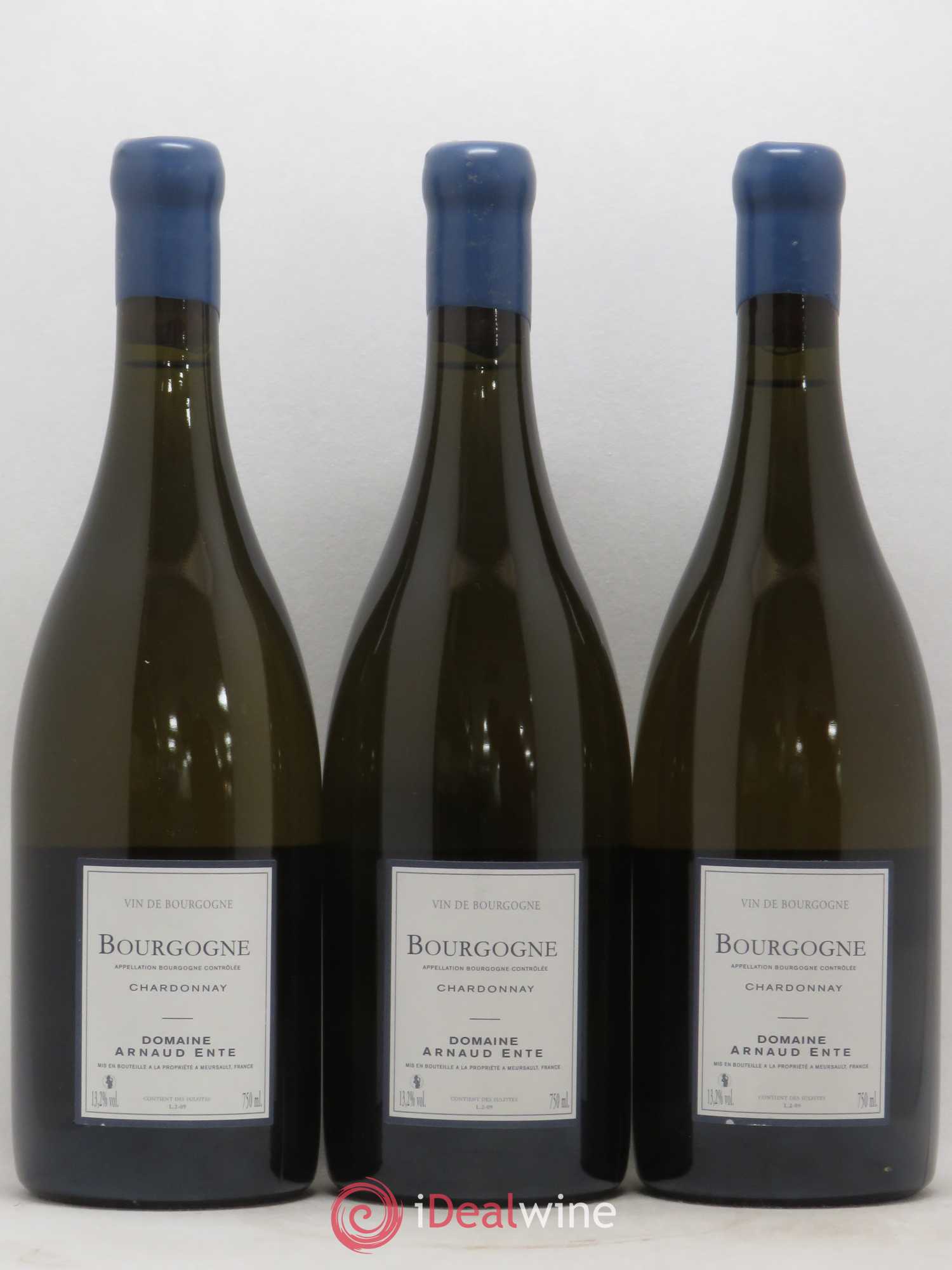 Bourgogne Chardonnay Arnaud Ente 2009 - Lot de 3 bouteilles - 1