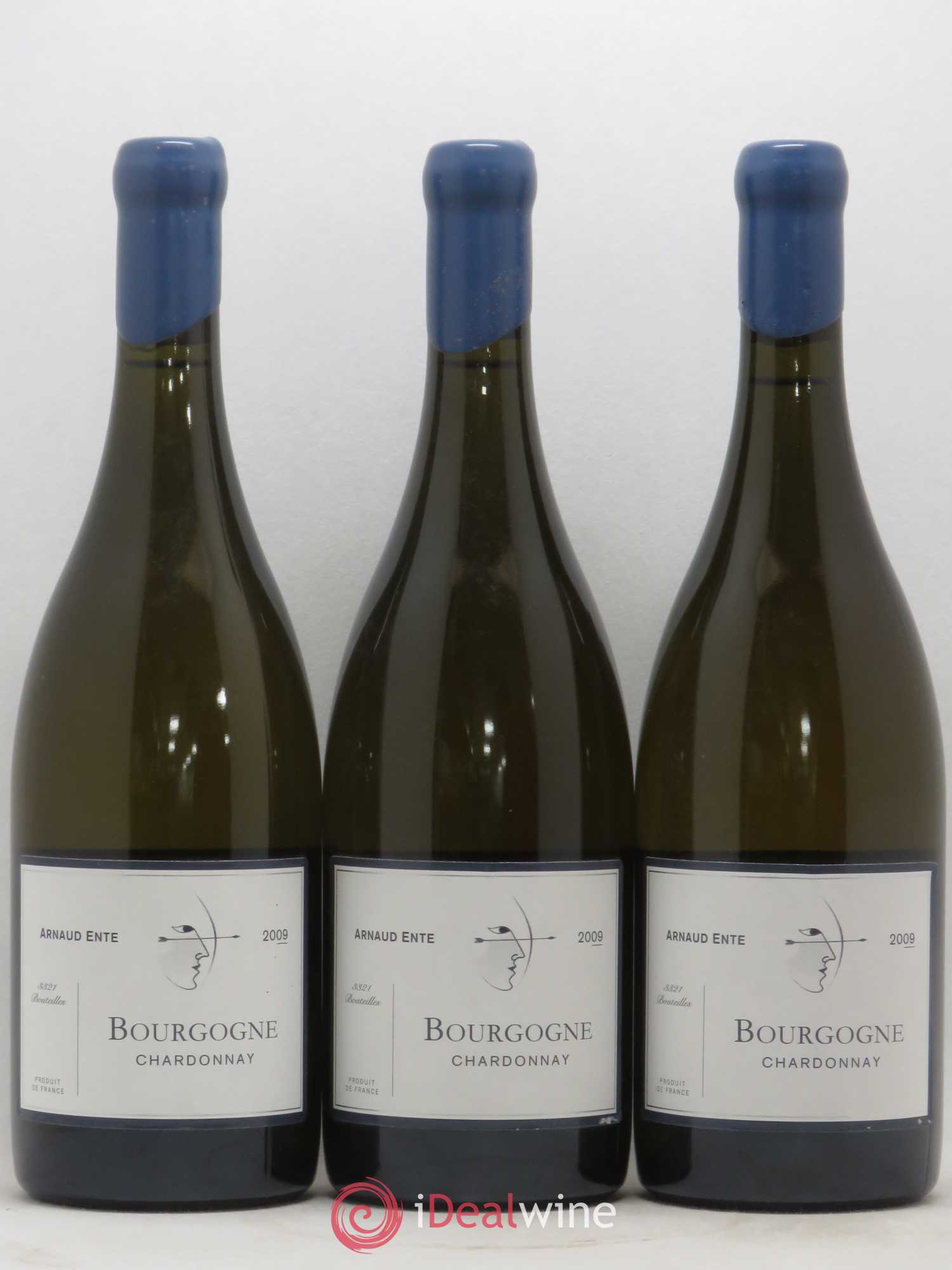 Bourgogne Chardonnay Arnaud Ente 2009 - Lot de 3 bouteilles - 0