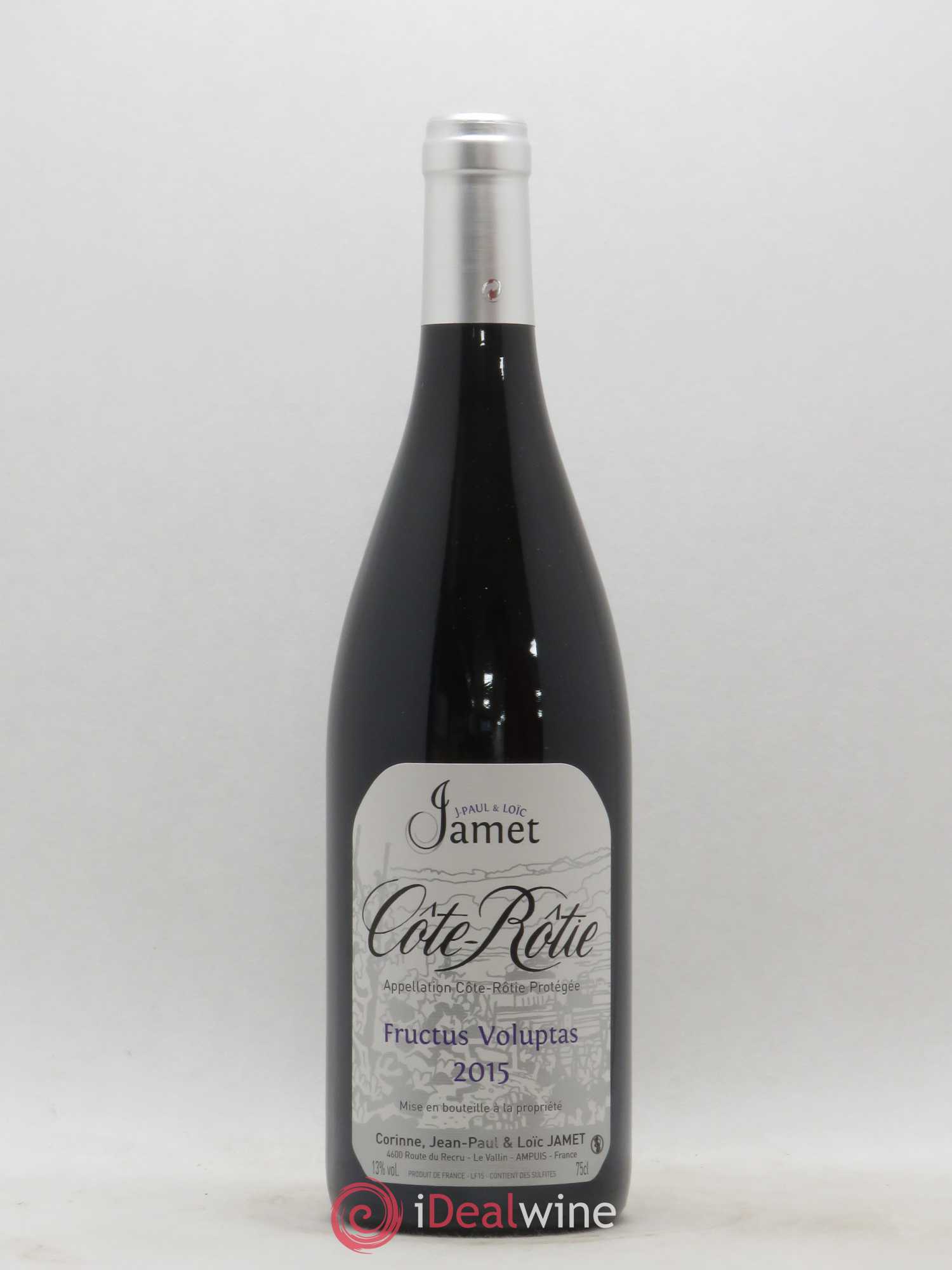 Côte-Rôtie Fructus Voluptas Jamet (Domaine) 2015 - Lot de 1 bouteille - 0