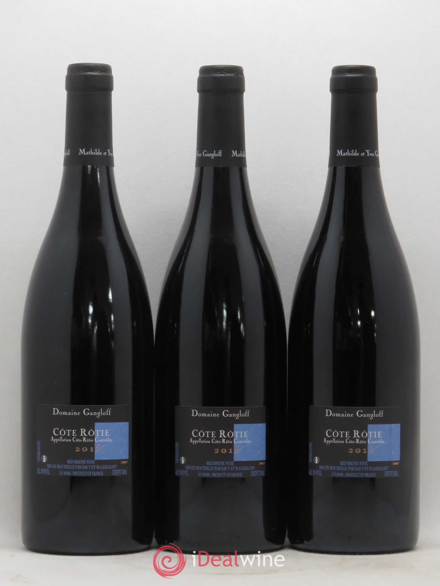 Côte-Rôtie La Barbarine Gangloff (Domaine) 2015 - Lot de 3 bouteilles - 1