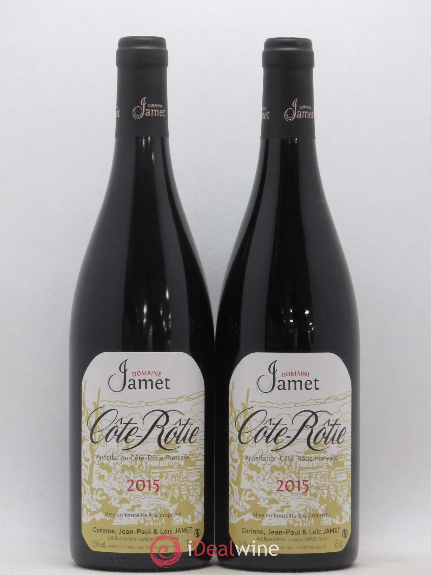 Côte-Rôtie Jamet (Domaine) 2015 - Lot de 2 bouteilles - 0