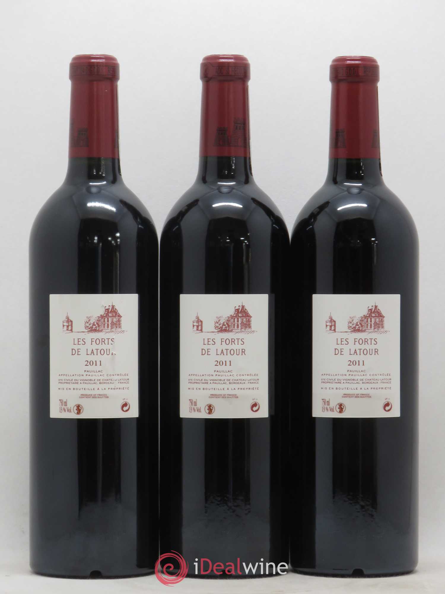 Les Forts de Latour Second Vin 2011 - Lot de 3 bouteilles - 1