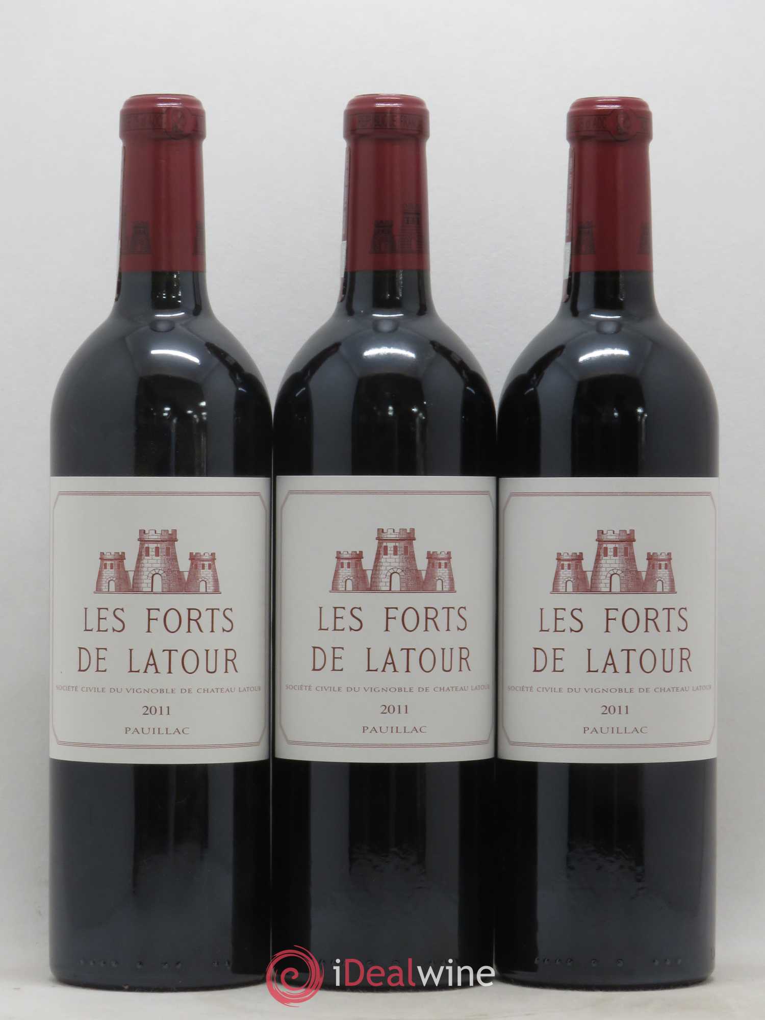 Les Forts de Latour Second Vin 2011 - Lot de 3 bouteilles - 0