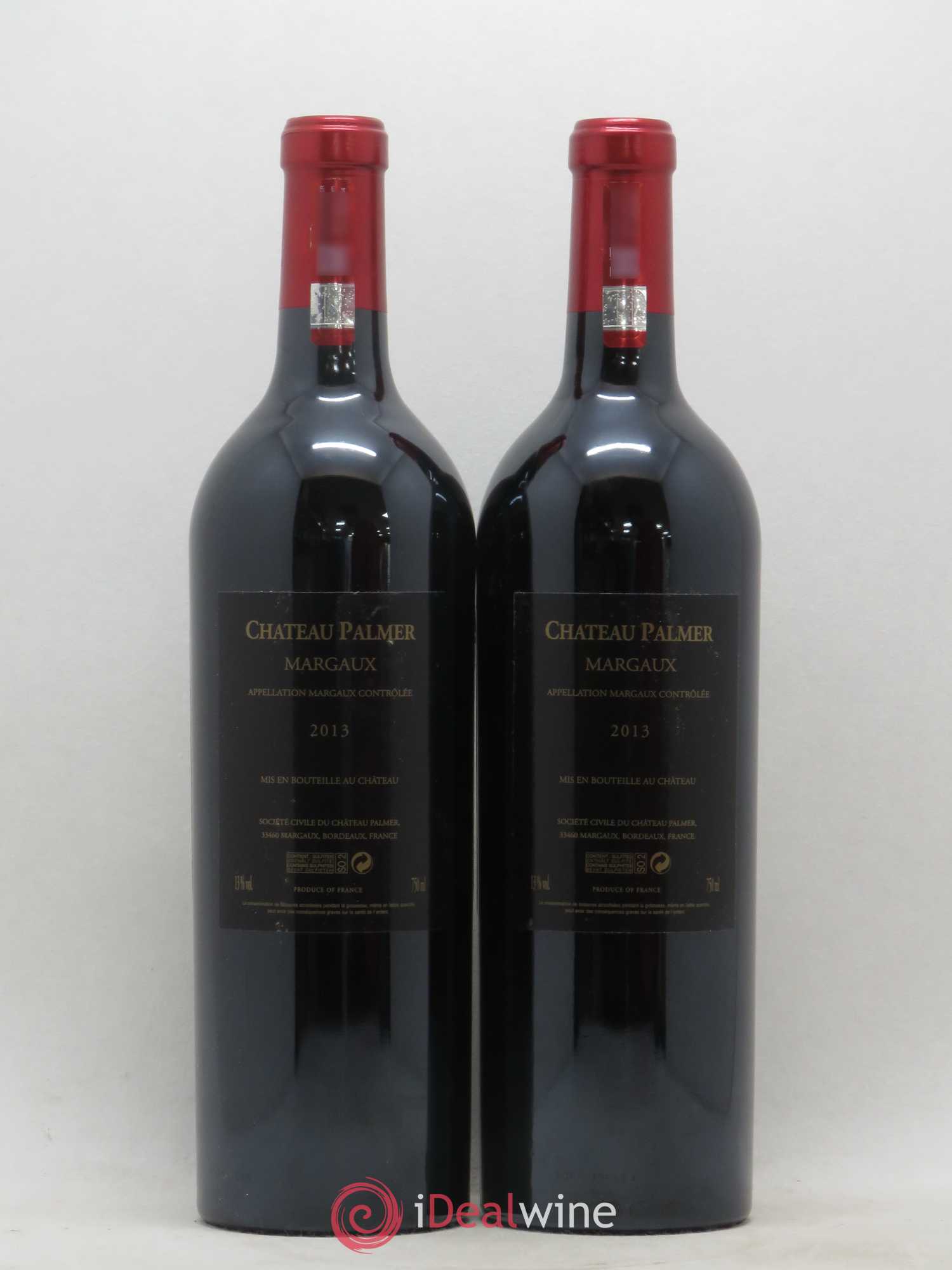 Château Palmer 3ème Grand Cru Classé 2013 - Lot de 2 bouteilles - 1