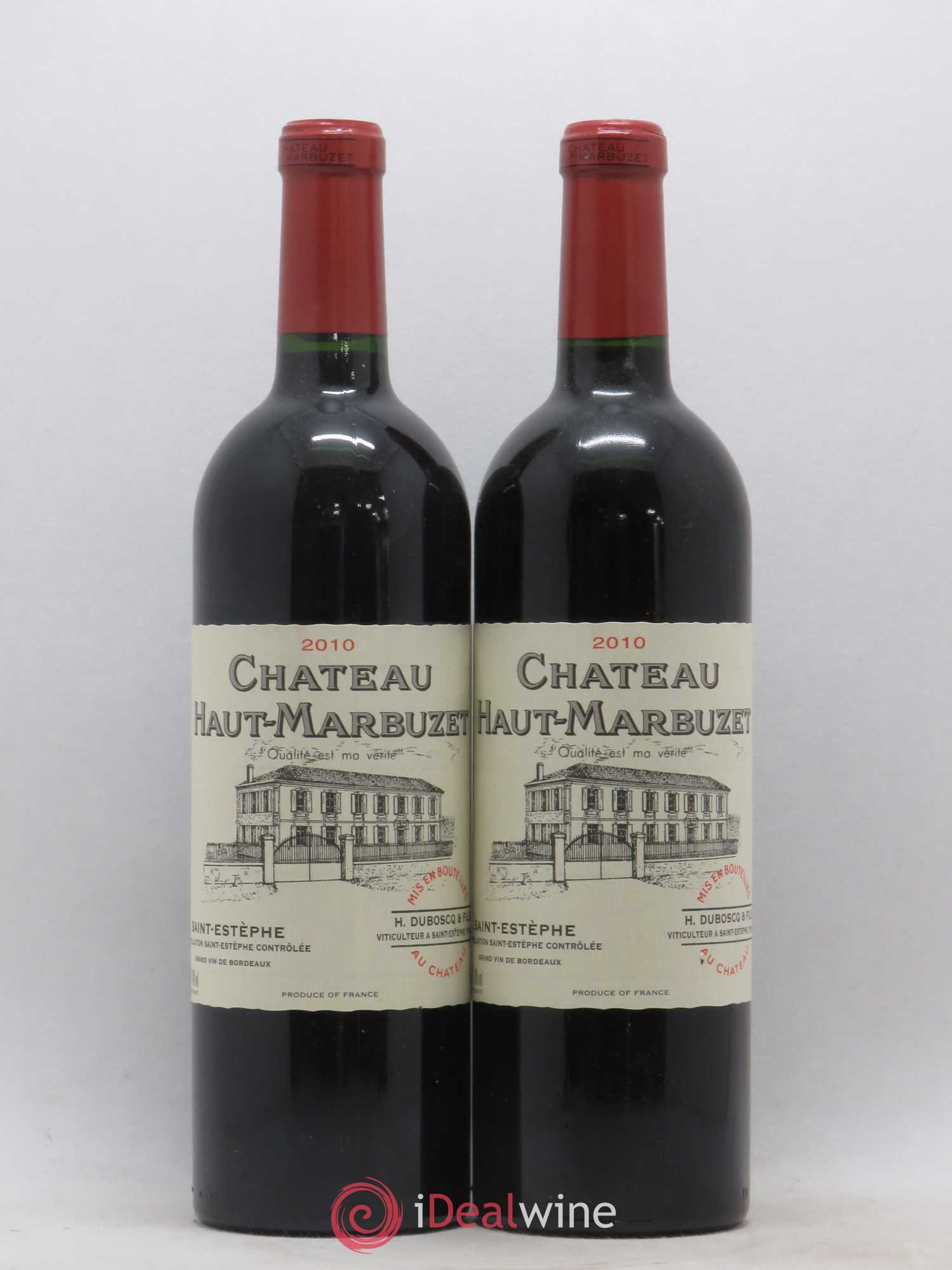 Château Haut Marbuzet 2010 - Lot de 2 bouteilles - 0