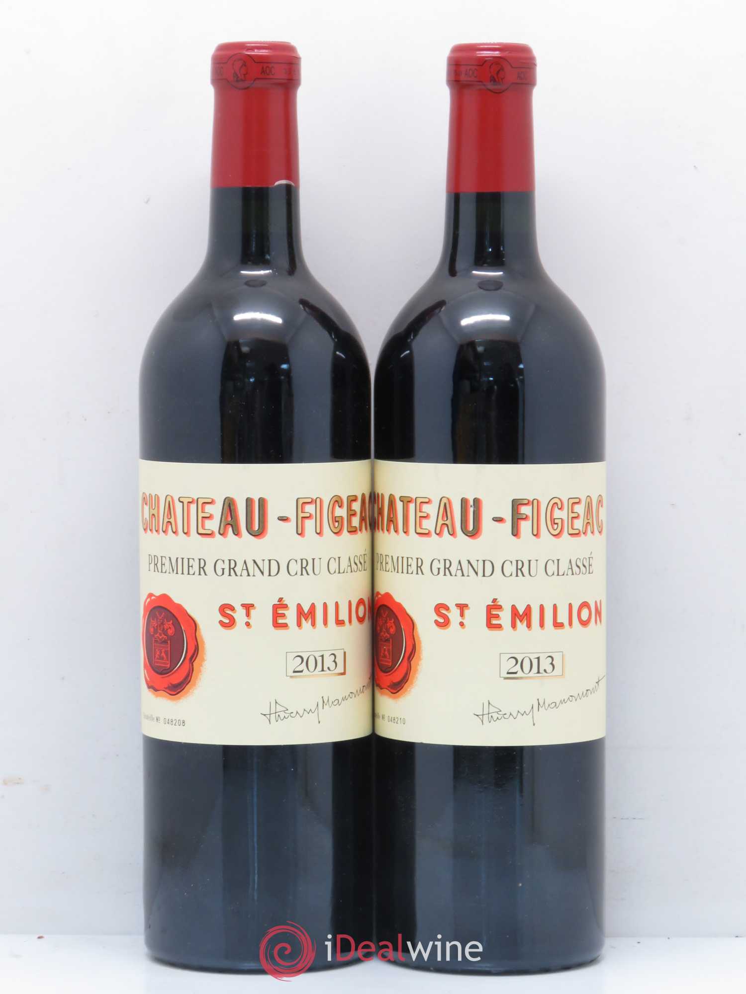 Château Figeac 1er Grand Cru Classé A 2013 - Lot de 2 bouteilles - 0
