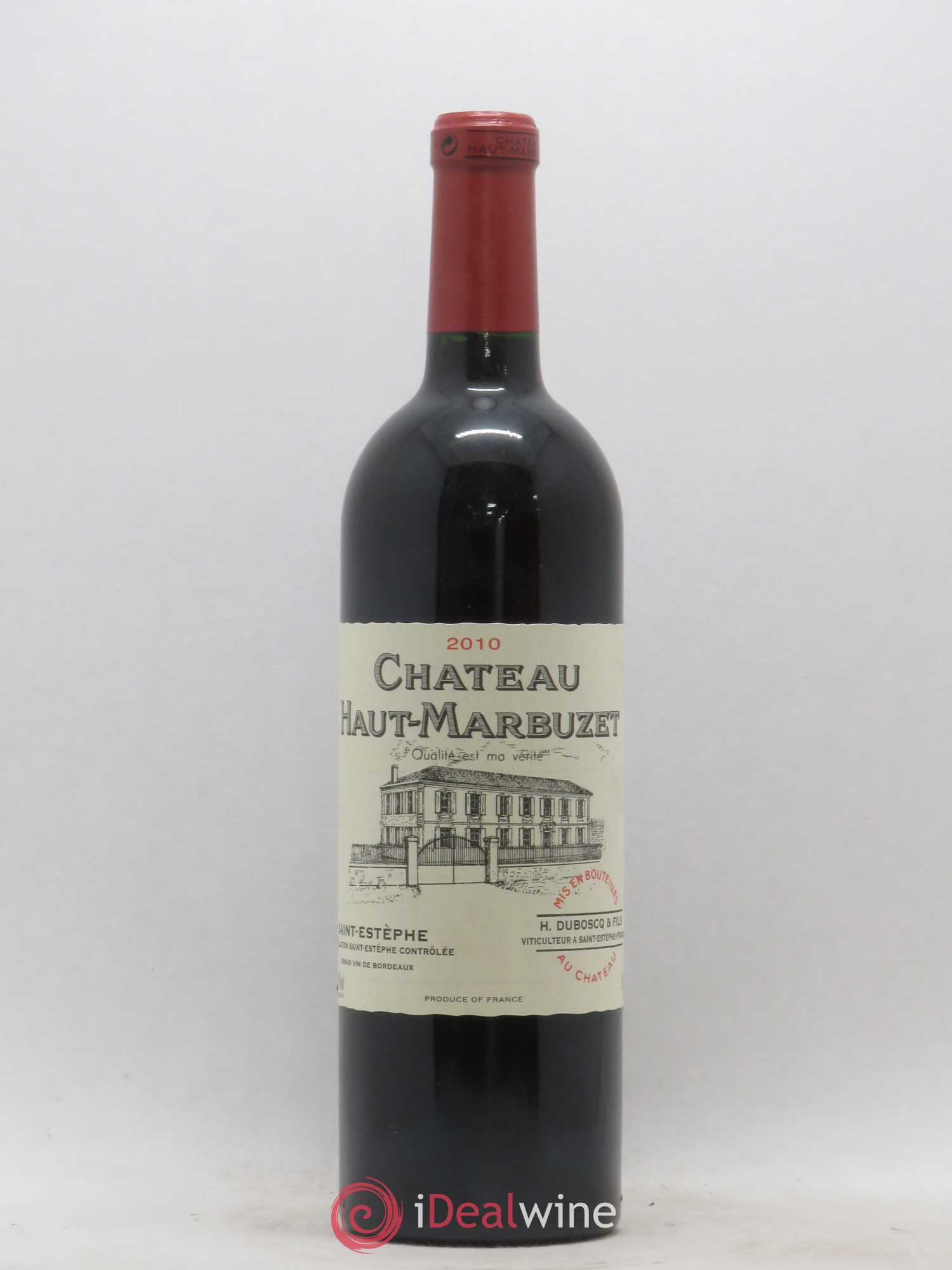 Château Haut Marbuzet 2010 - Lot de 1 bouteille - 0