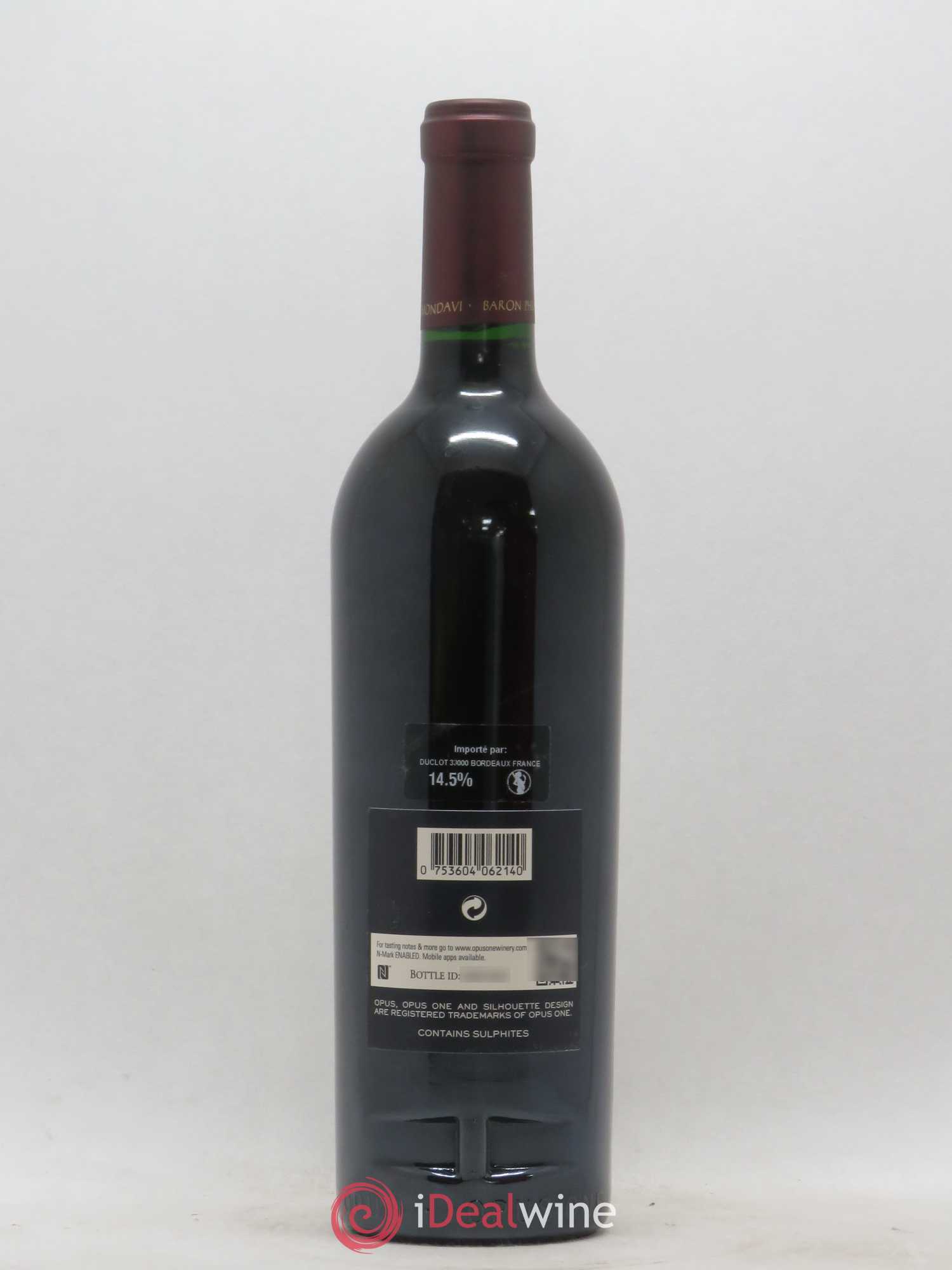 Napa Valley Opus One Robert Mondavi 2014 - Lot de 1 bouteille - 1