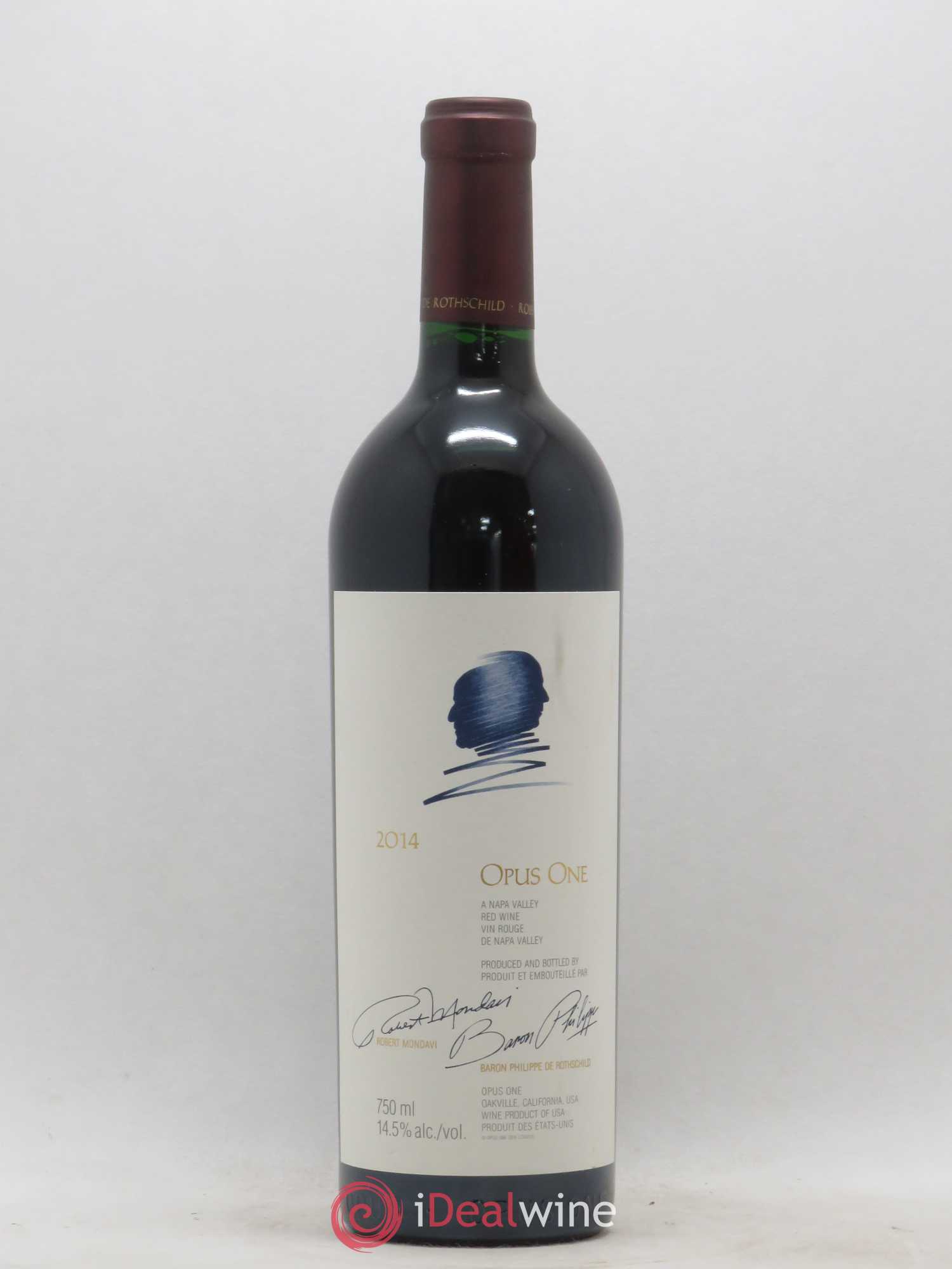 Napa Valley Opus One Robert Mondavi 2014 - Lot de 1 bouteille - 0