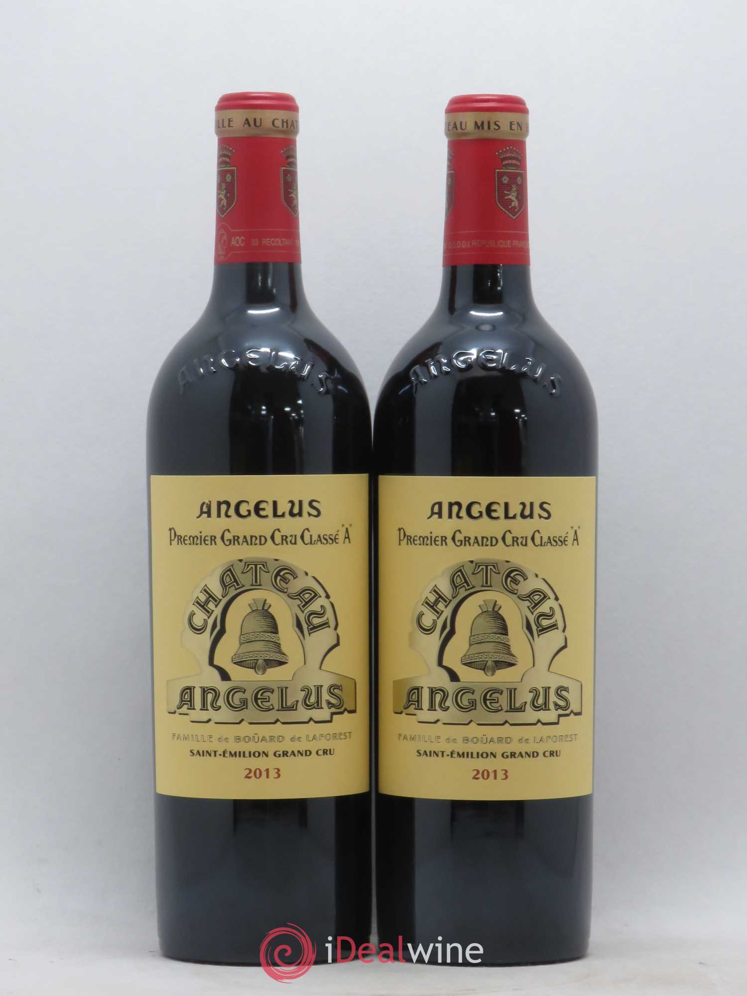 Château Angélus 1er Grand Cru Classé A 2013 - Lot de 2 bouteilles - 0
