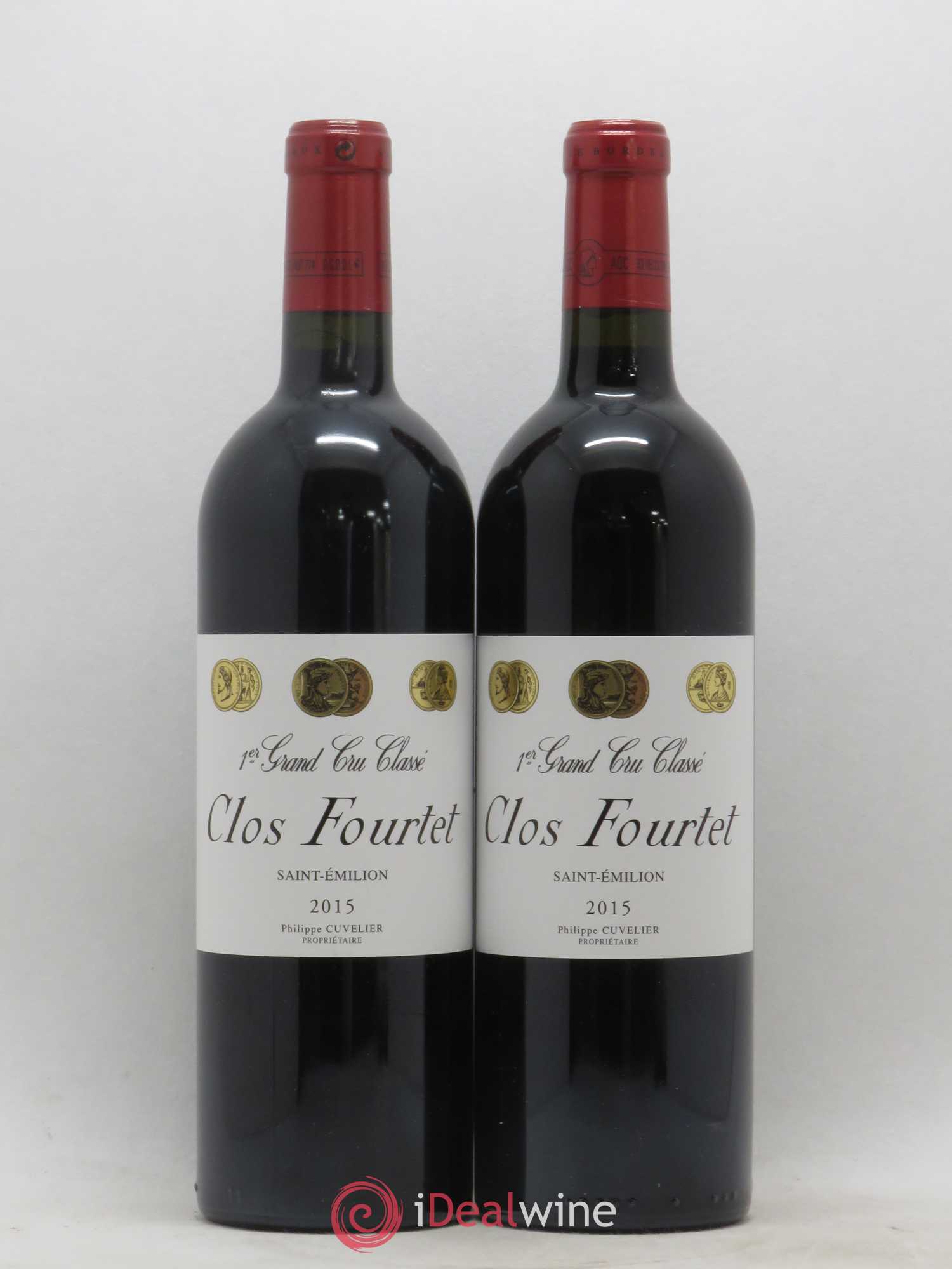 Clos Fourtet 1er Grand Cru Classé B 2015 - Lot de 2 bouteilles - 0