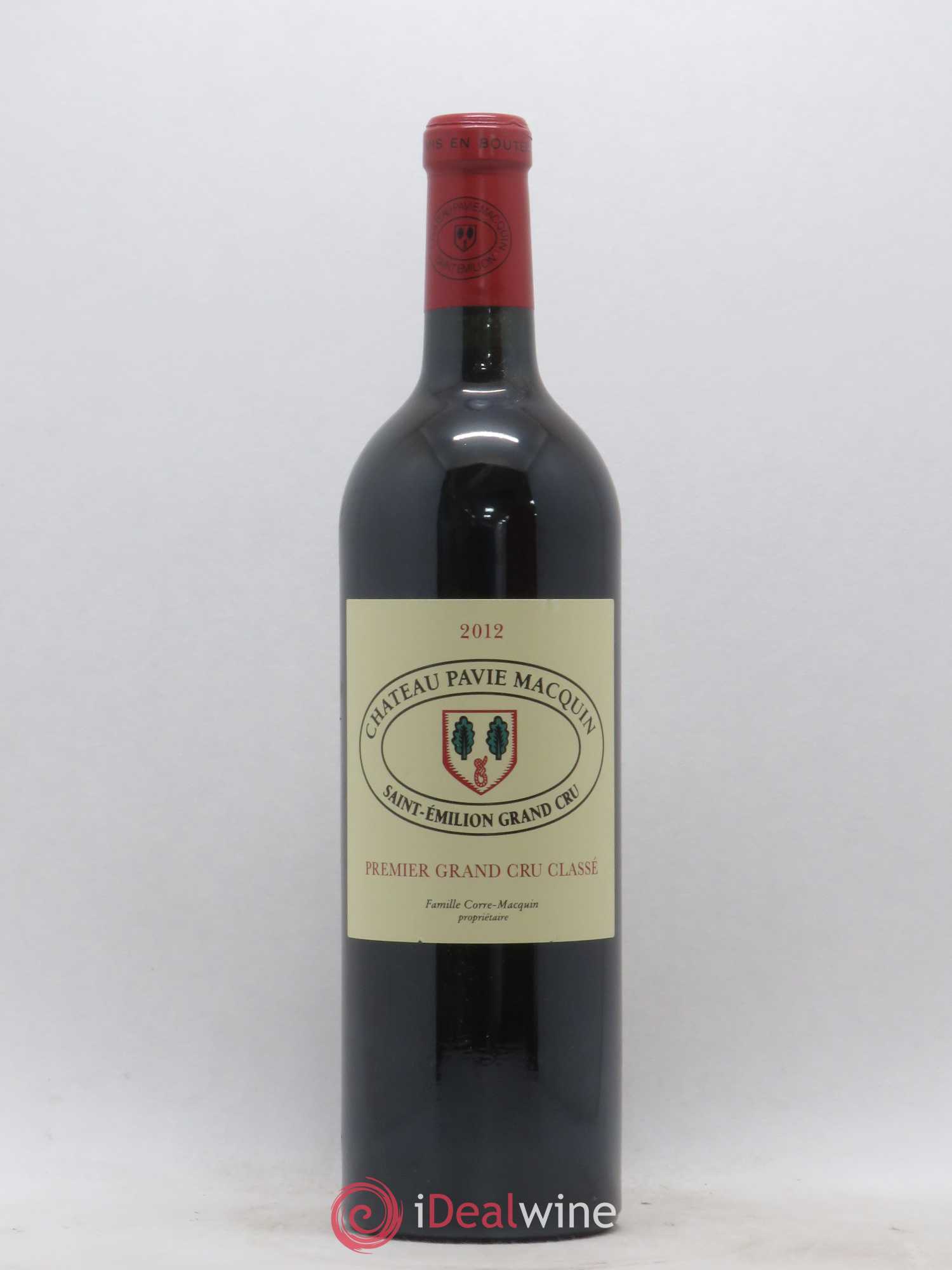 Château Pavie Macquin 1er Grand Cru Classé B 2012 - Lot de 1 bouteille - 0
