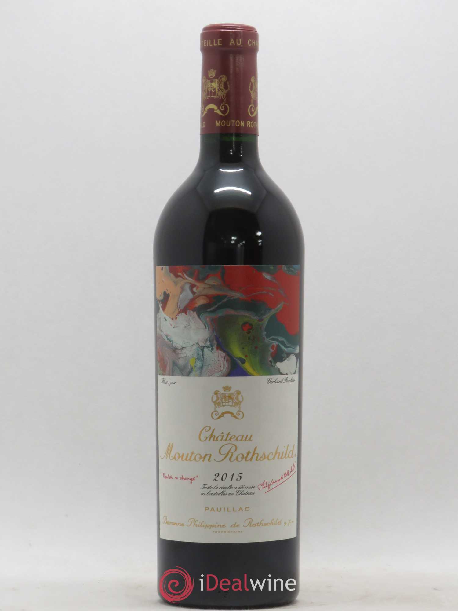 Château Mouton Rothschild 1er Grand Cru Classé 2015 - Lot de 1 bouteille - 0