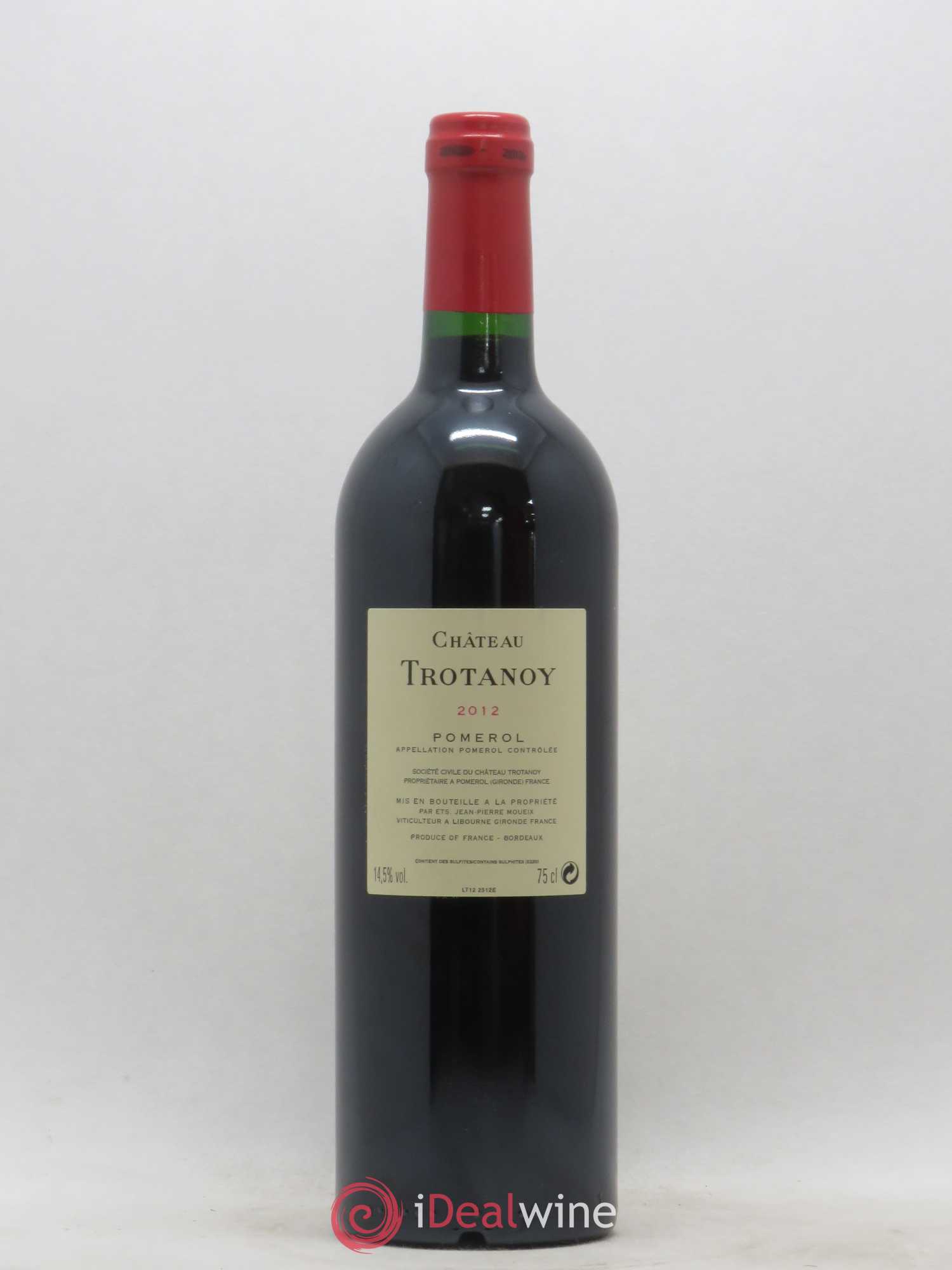 Château Trotanoy 2012 - Lot de 1 bouteille - 1