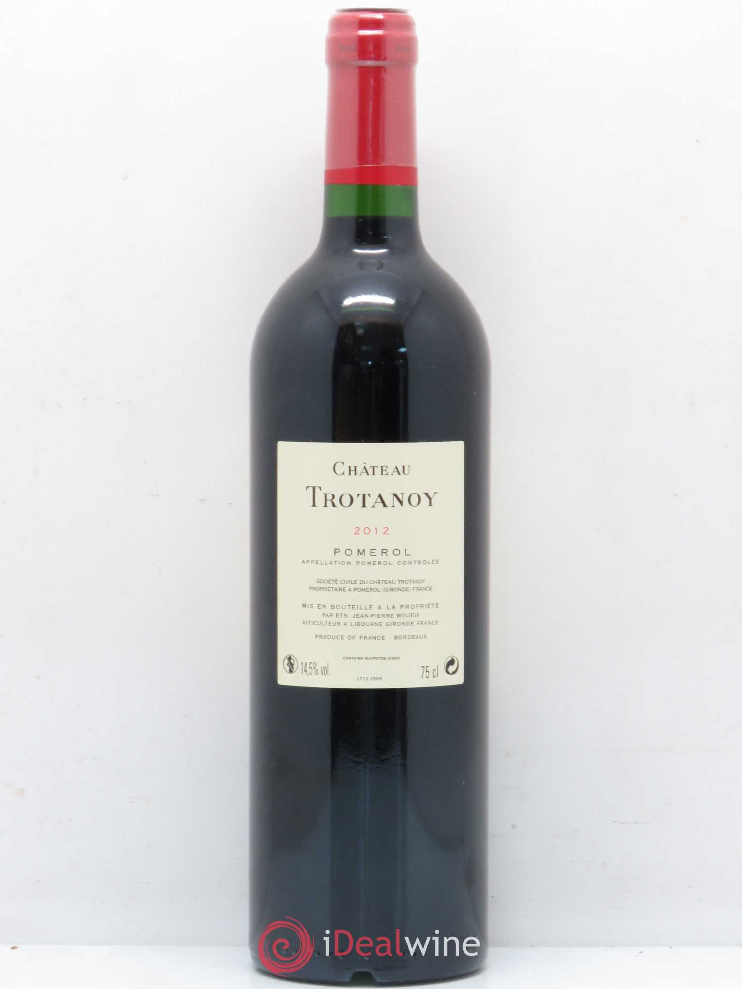 Château Trotanoy 2012 - Lot de 1 bouteille - 1