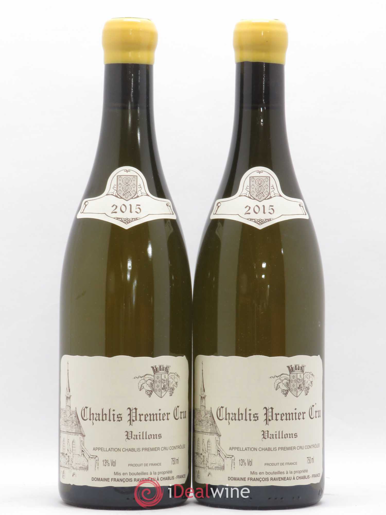 Chablis 1er Cru Vaillons Raveneau (Domaine) 2015 - Posten von 2 Flaschen - 0