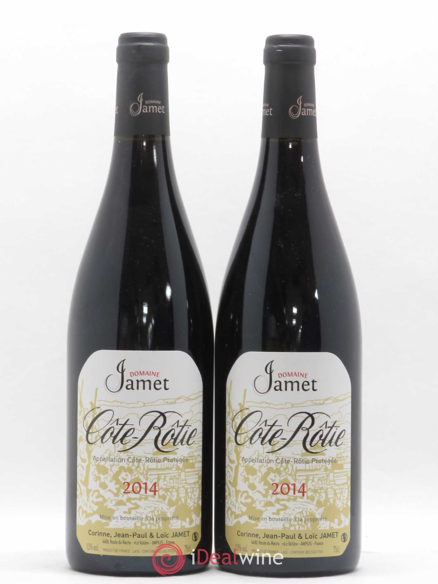 Côte-Rôtie Jamet (Domaine) 2014 - Lot de 2 bouteilles - 0