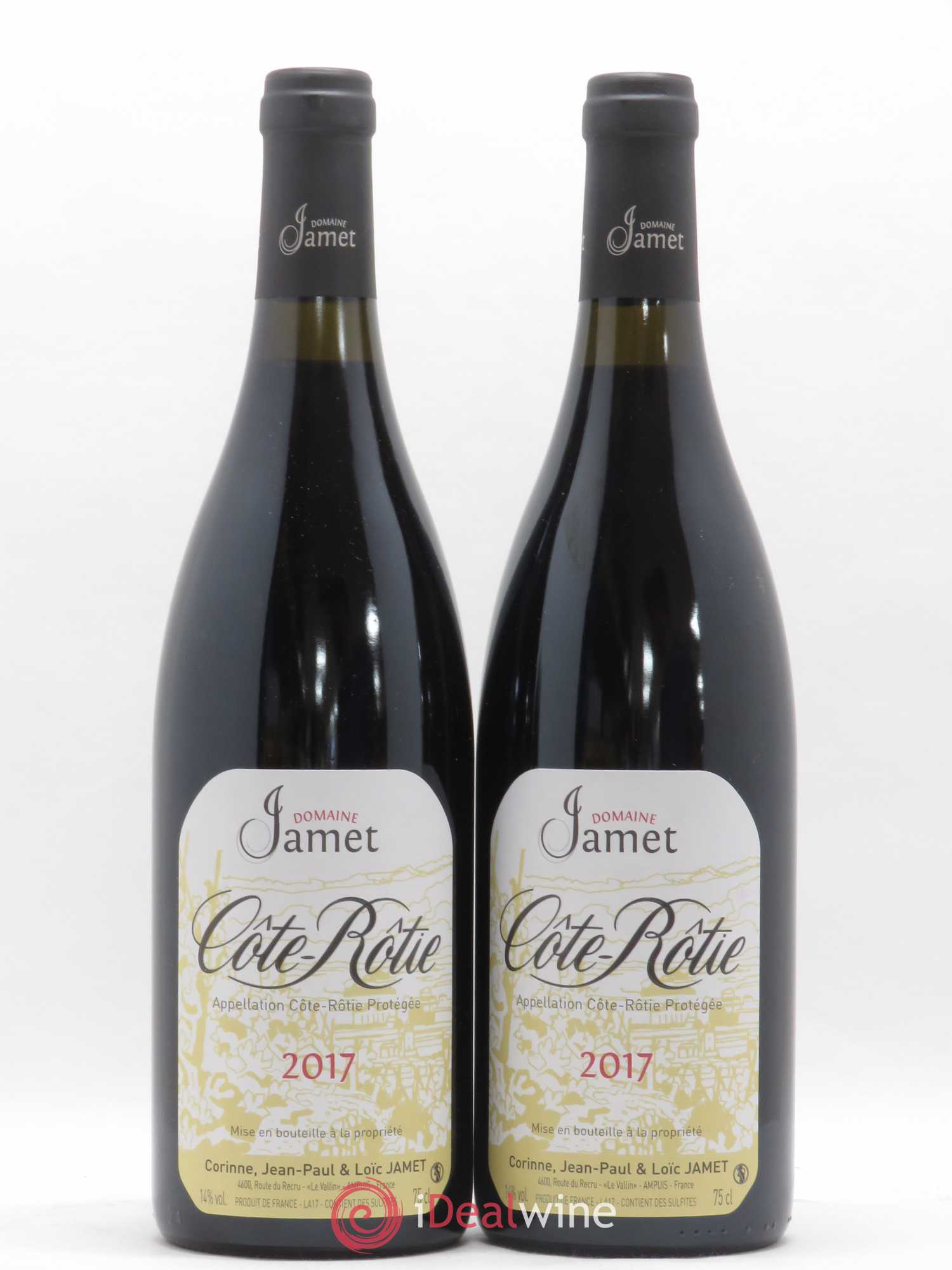 Côte-Rôtie Jamet (Domaine) 2017 - Lot de 2 bouteilles - 0