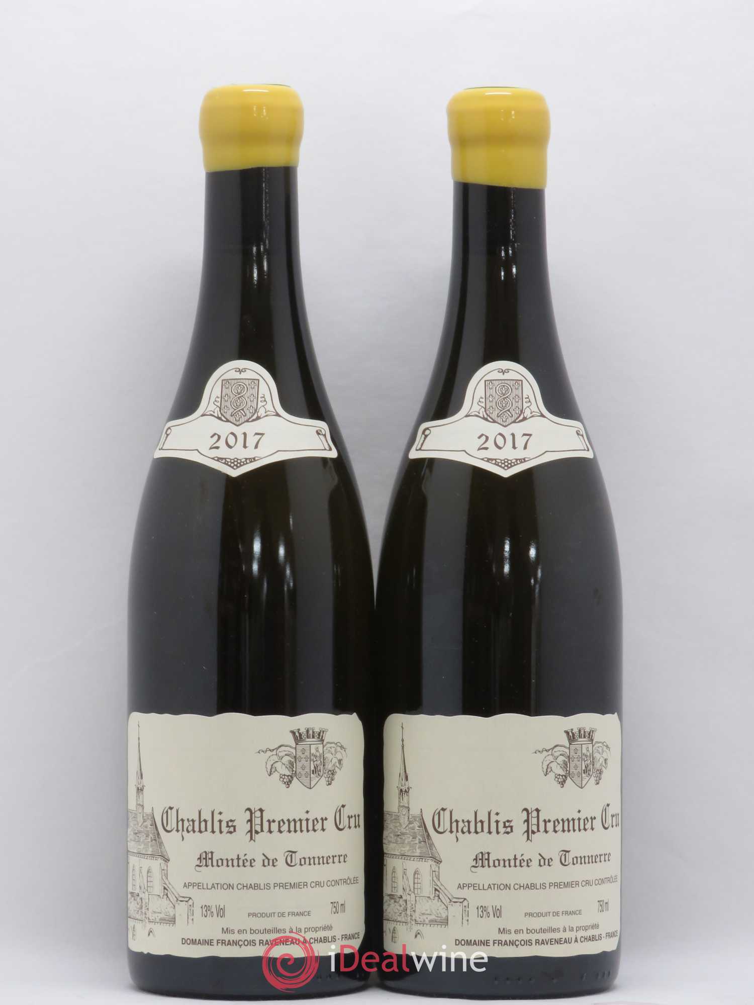 Chablis 1er Cru Montée de Tonnerre Raveneau (Domaine) 2017 - Lot de 2 bouteilles - 0