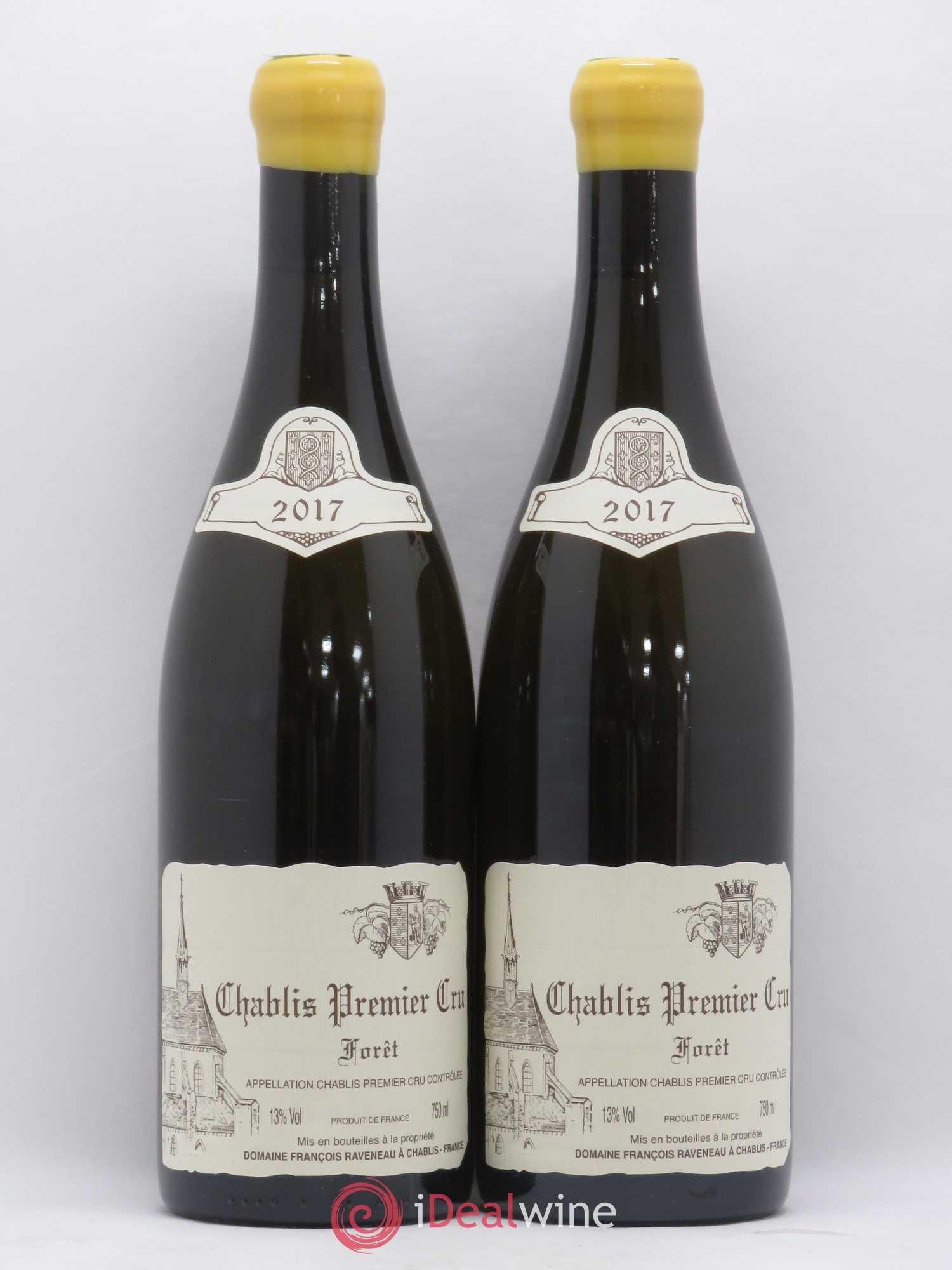 Chablis 1er Cru Forêt Raveneau (Domaine) 2017 - Lot de 2 bouteilles - 0