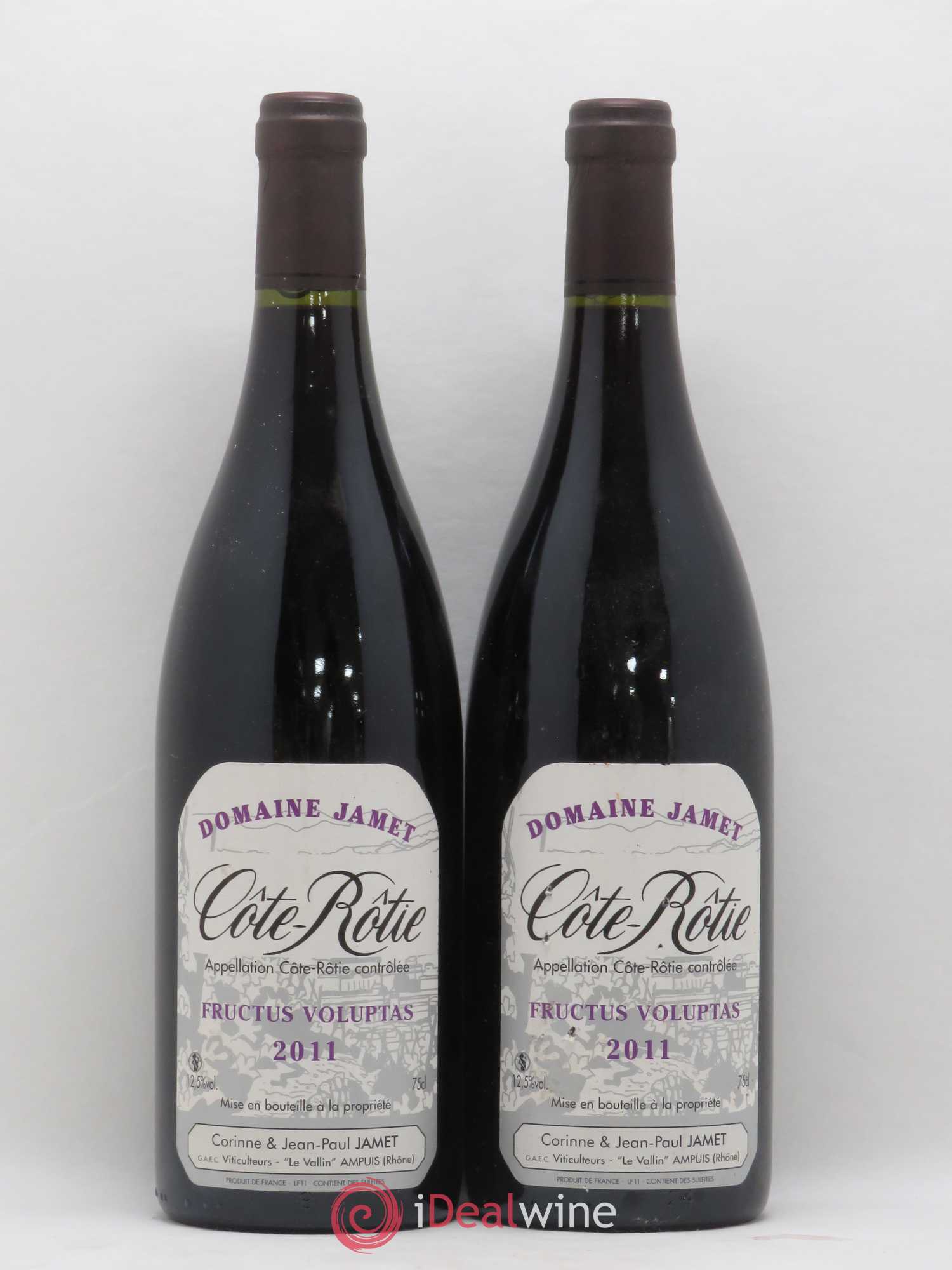 Côte-Rôtie Fructus Voluptas Jamet (Domaine) 2011 - Lot de 2 bouteilles - 0