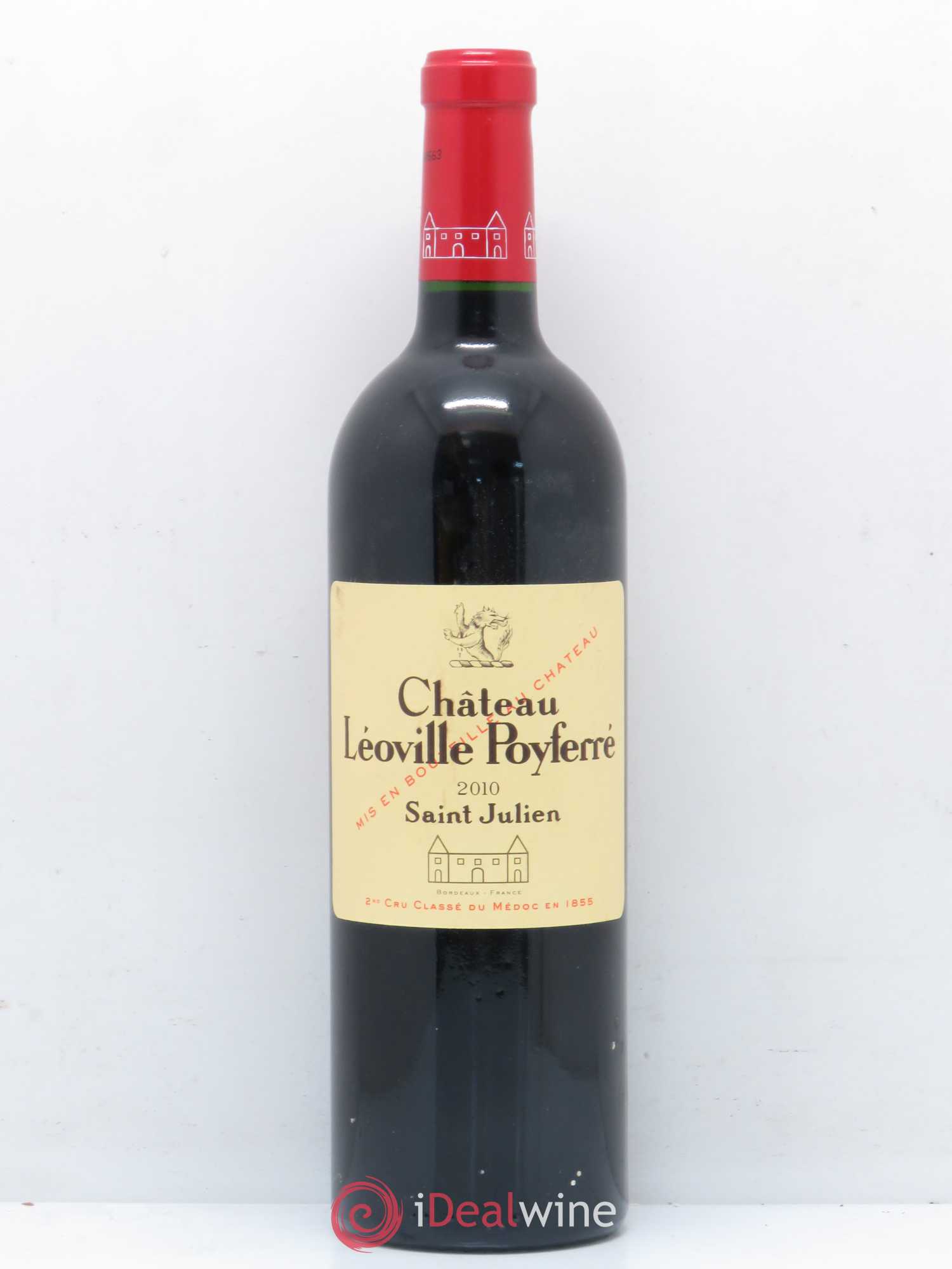 Château Léoville Poyferré 2ème Grand Cru Classé 2010 - Lot de 1 bouteille - 0