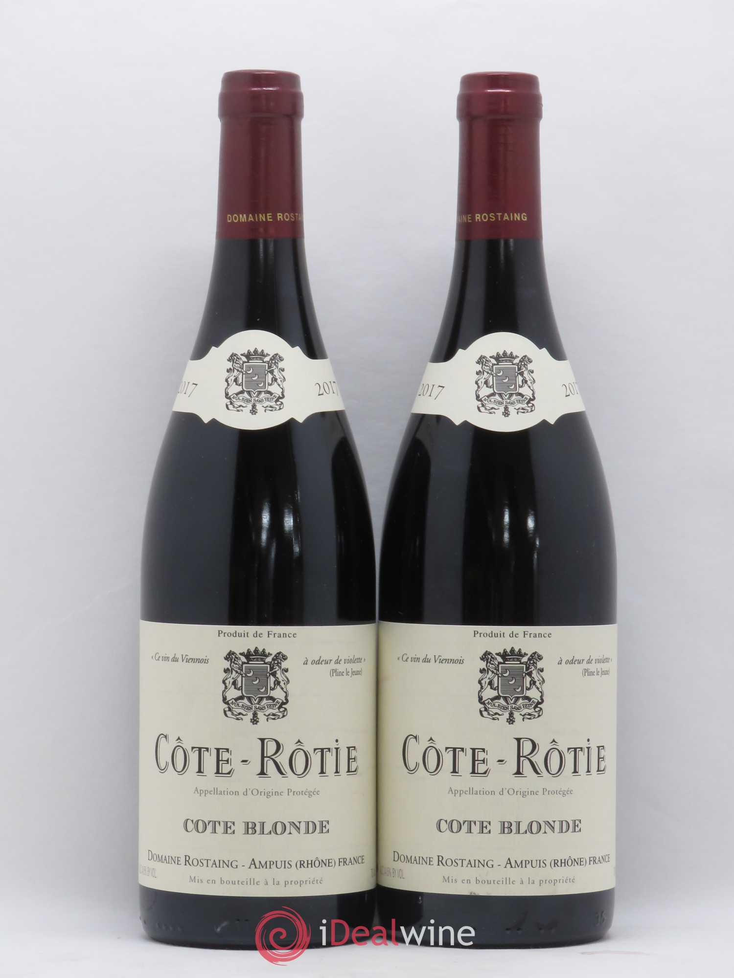 Côte-Rôtie Côte Blonde René Rostaing 2017 - Posten von 2 Flaschen - 0