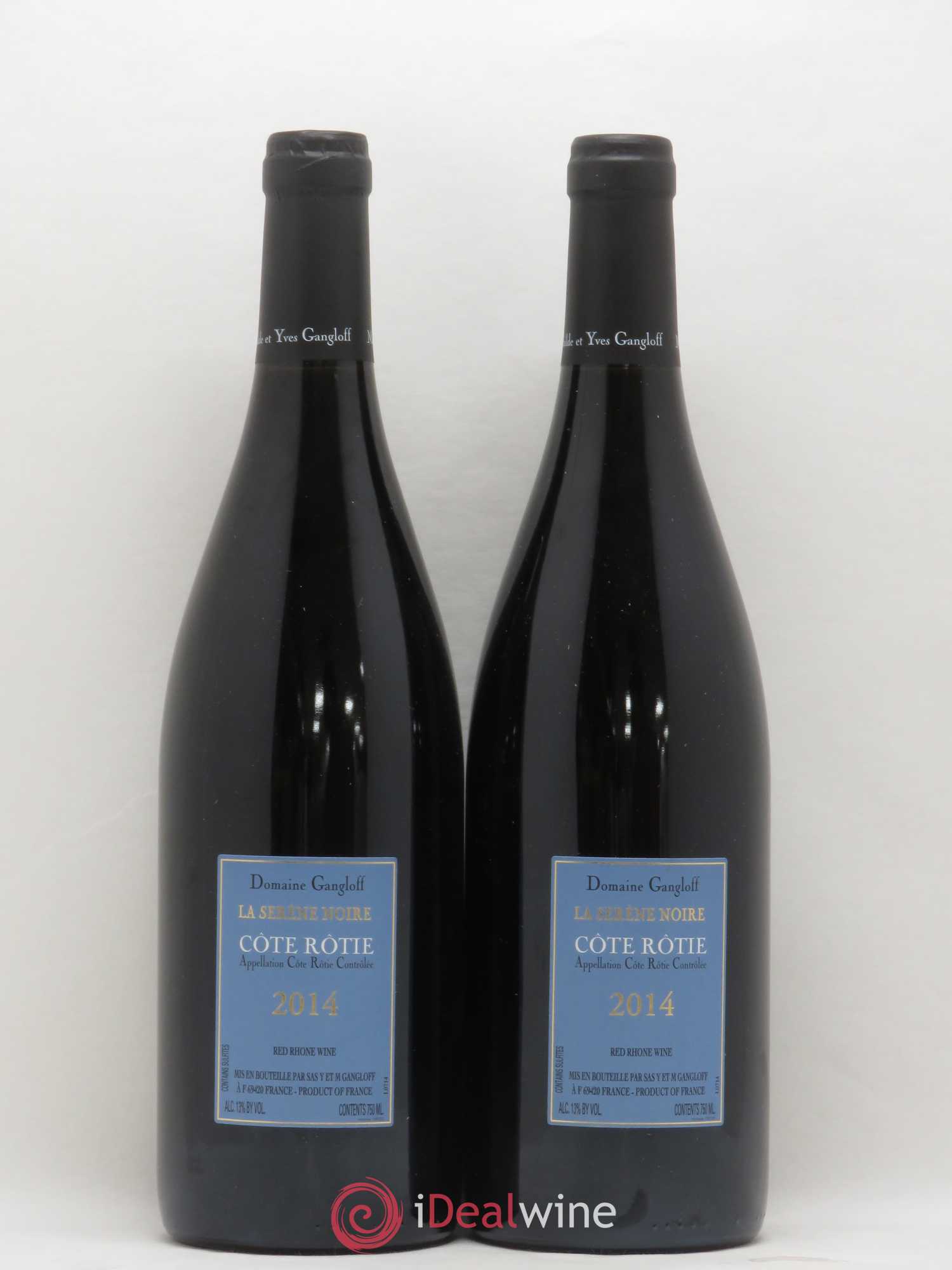 Côte-Rôtie La Sereine Noire Gangloff (Domaine) 2014 - Lot de 2 bouteilles - 1