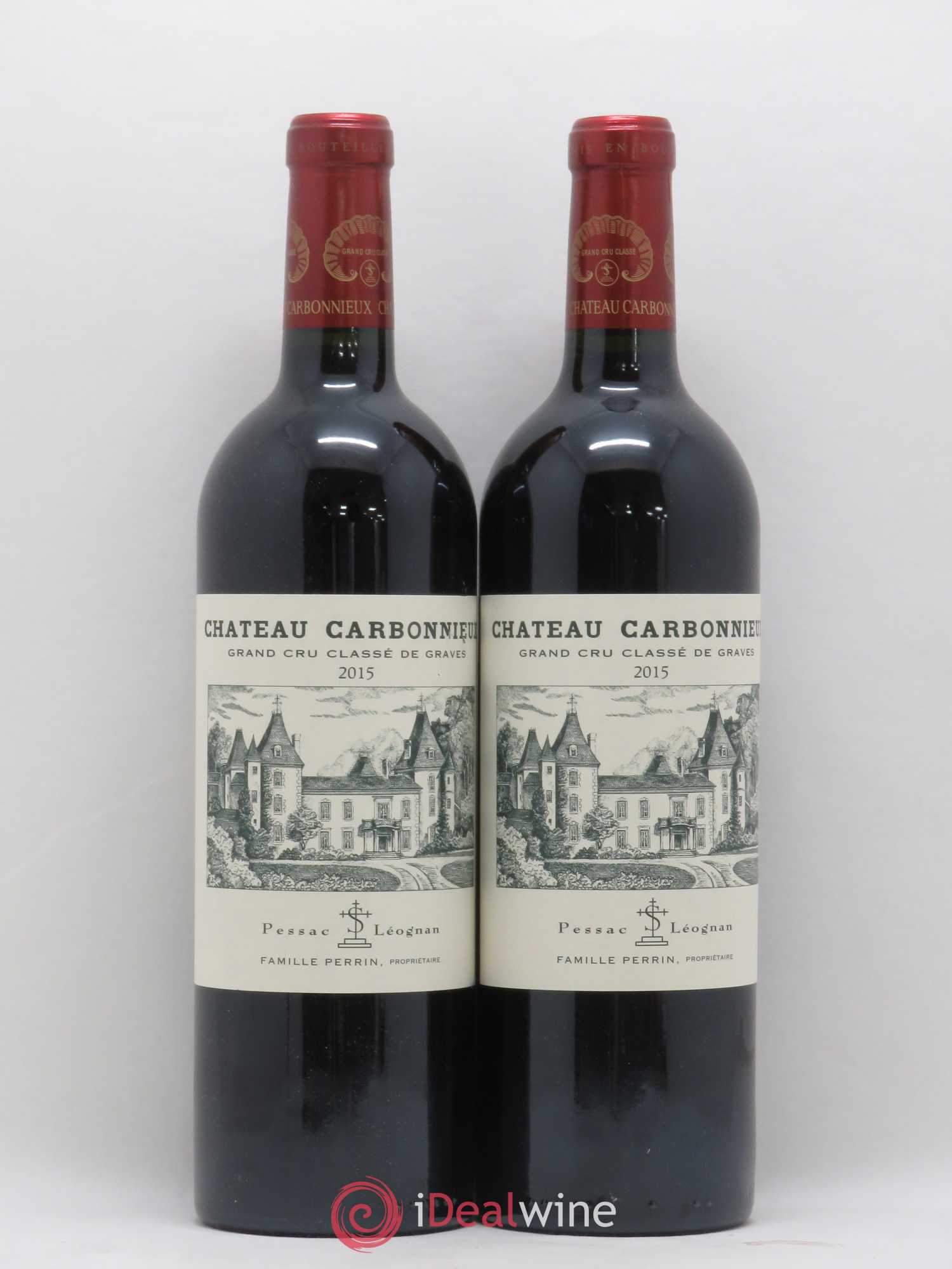 Château Carbonnieux Cru Classé de Graves 2015 - Lot de 2 bouteilles - 0