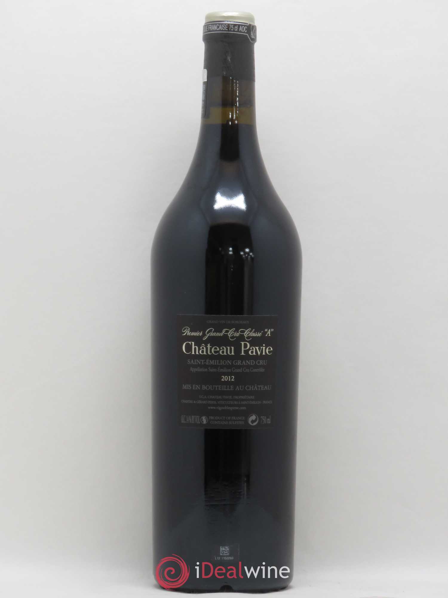 Château Pavie 1er Grand Cru Classé A 2012 - Lot de 1 bouteille - 1