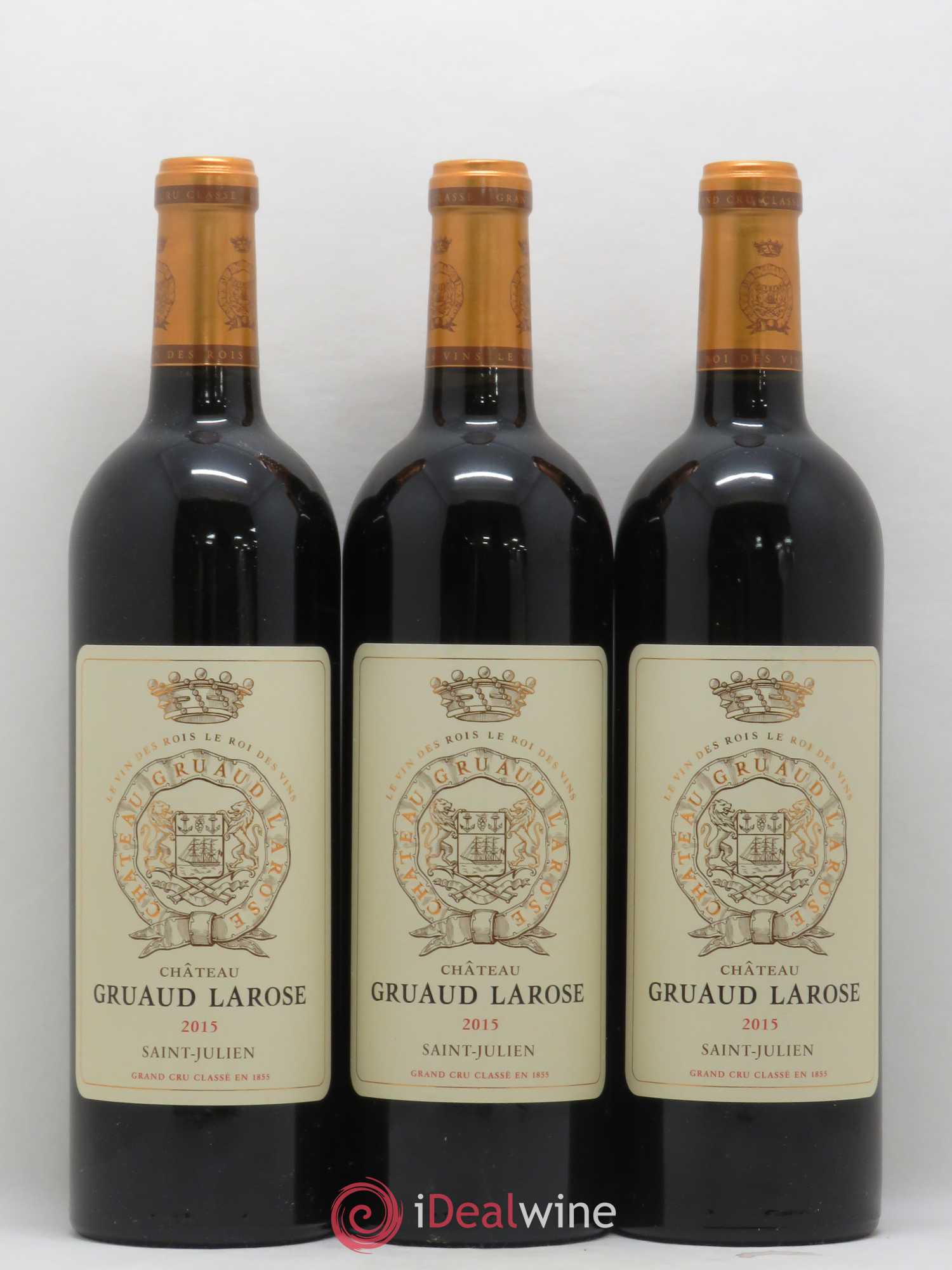 Château Gruaud Larose 2ème Grand Cru Classé 2015 - Lot de 3 bouteilles - 0