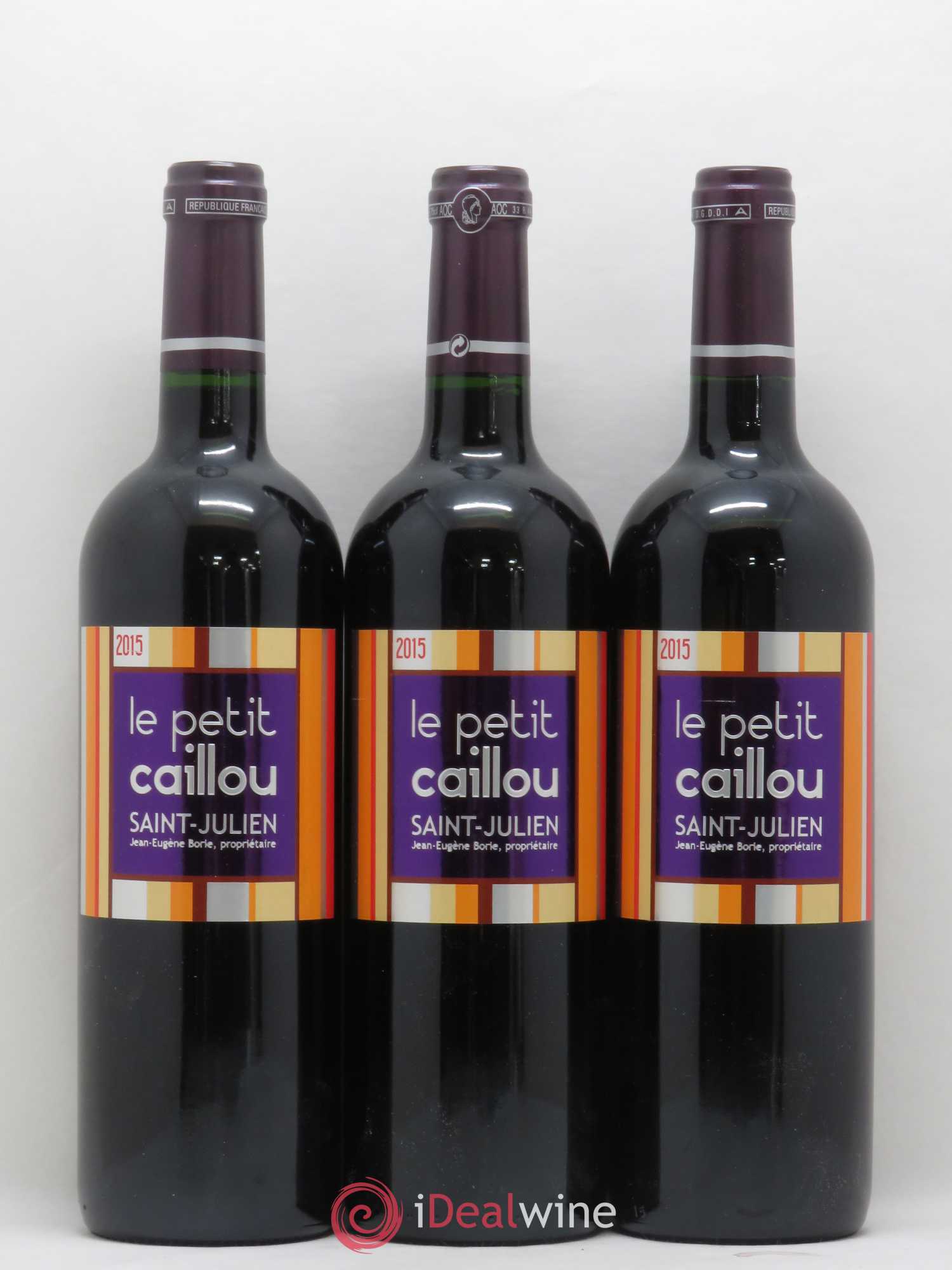 Château Le Petit Caillou 2015 - Lot de 3 bouteilles - 0