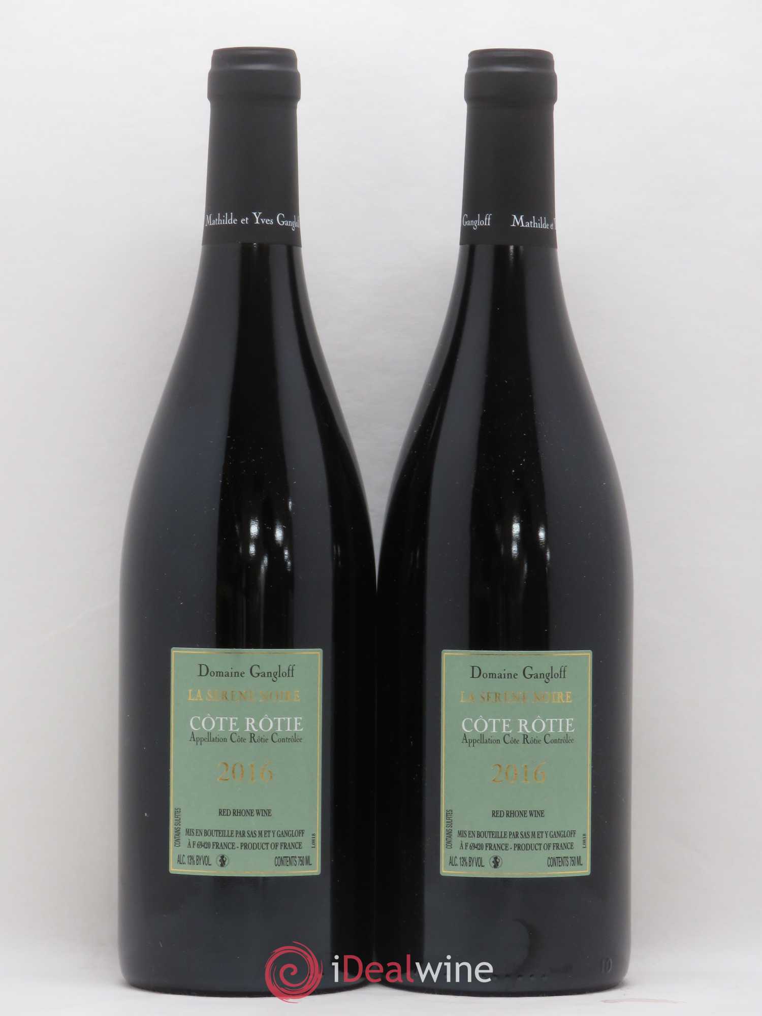 Côte-Rôtie La Sereine Noire Gangloff (Domaine) 2016 - Lot de 2 bouteilles - 1