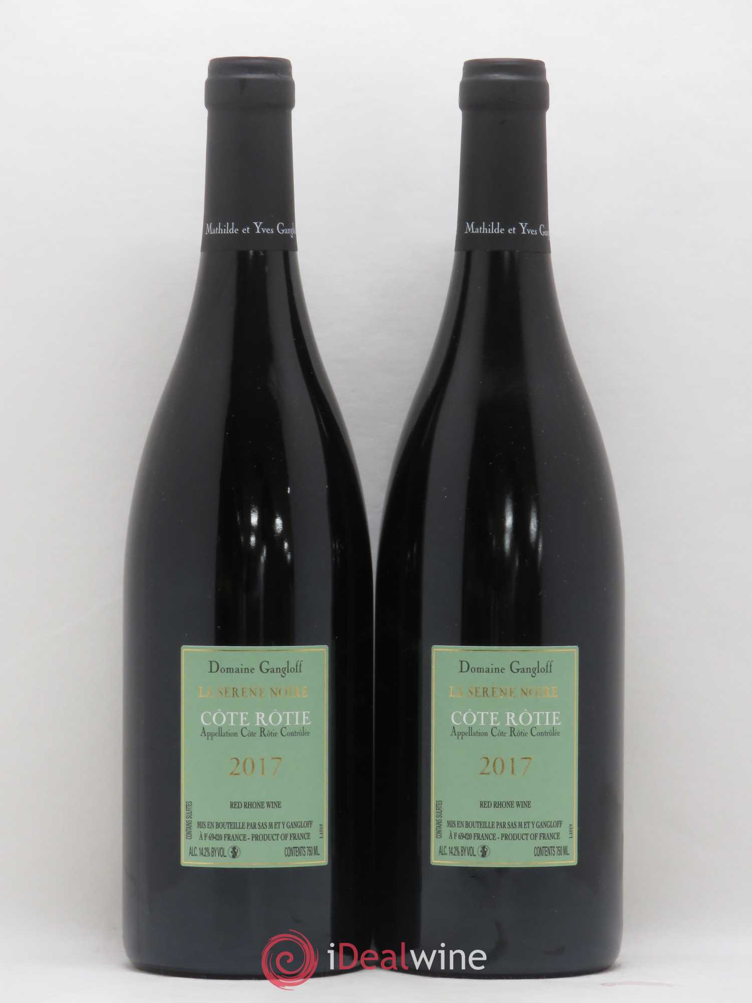 Côte-Rôtie La Sereine Noire Gangloff (Domaine) 2017 - Lot de 2 bouteilles - 1