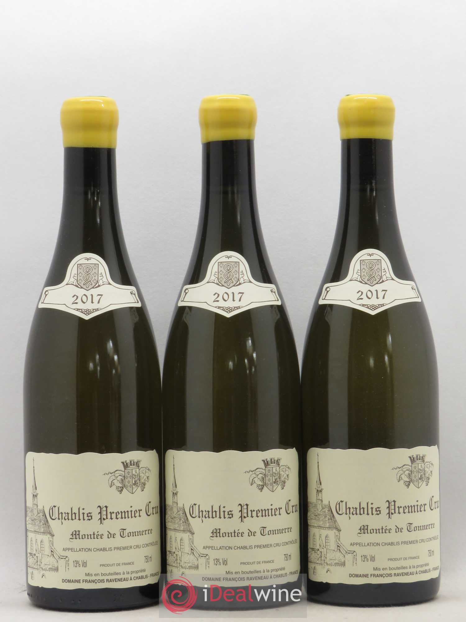 Chablis 1er Cru Montée de Tonnerre Raveneau (Domaine) 2017 - Lot de 3 bouteilles - 0