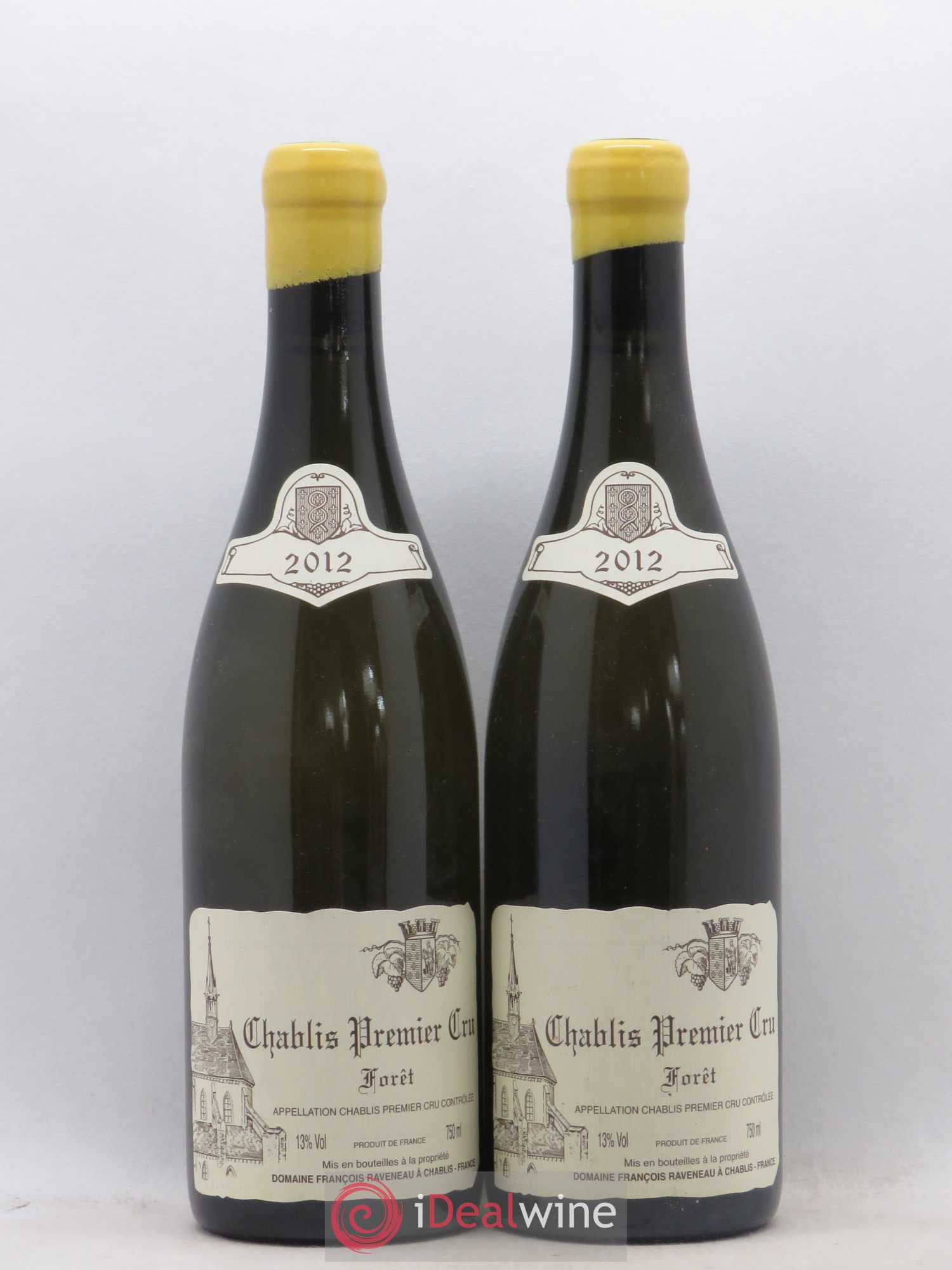 Chablis 1er Cru Forêt Raveneau (Domaine) 2012 - Lot de 2 bouteilles - 0