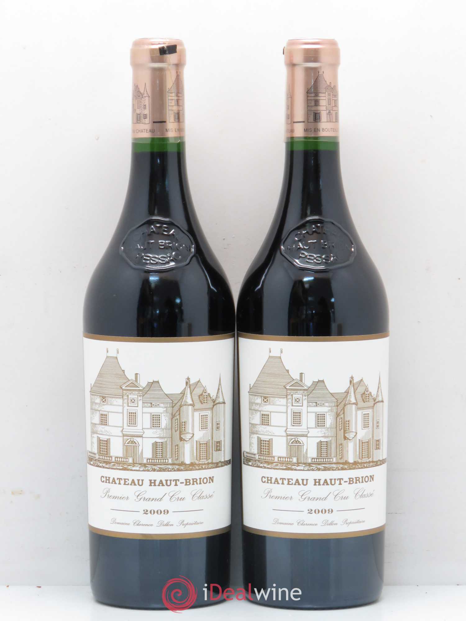 Château Haut Brion 1er Grand Cru Classé 2009 - Lot de 2 bouteilles - 0