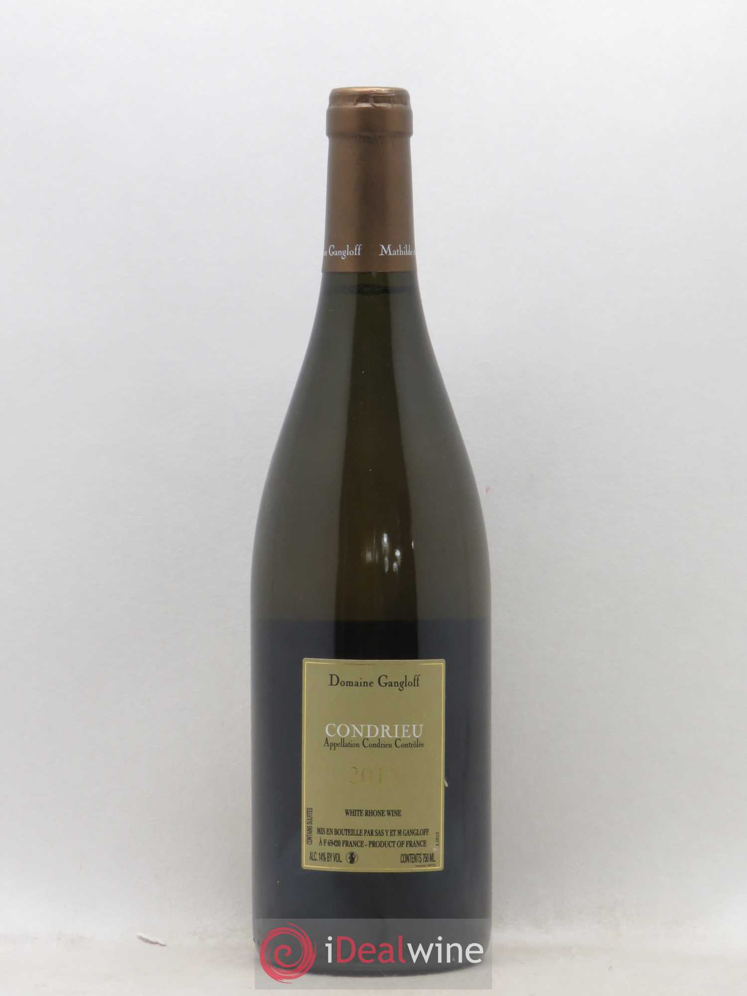Condrieu Domaine Gangloff (Domaine) 2015 - Lot de 1 bouteille - 1