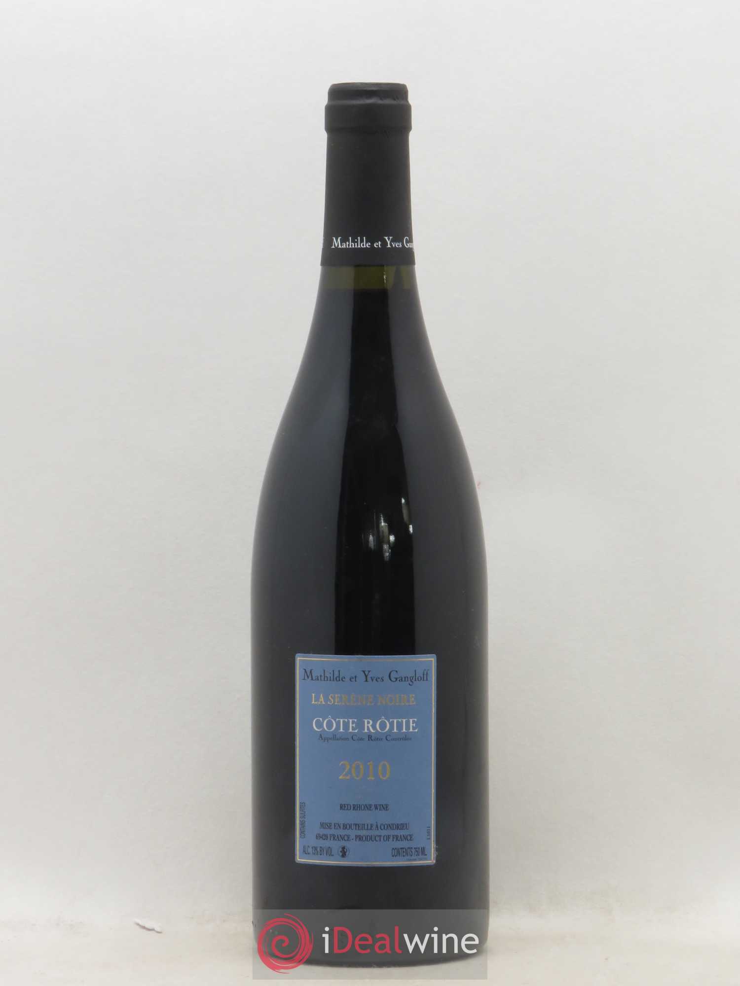 Côte-Rôtie La Sereine Noire Gangloff (Domaine) 2010 - Lot de 1 bouteille - 1