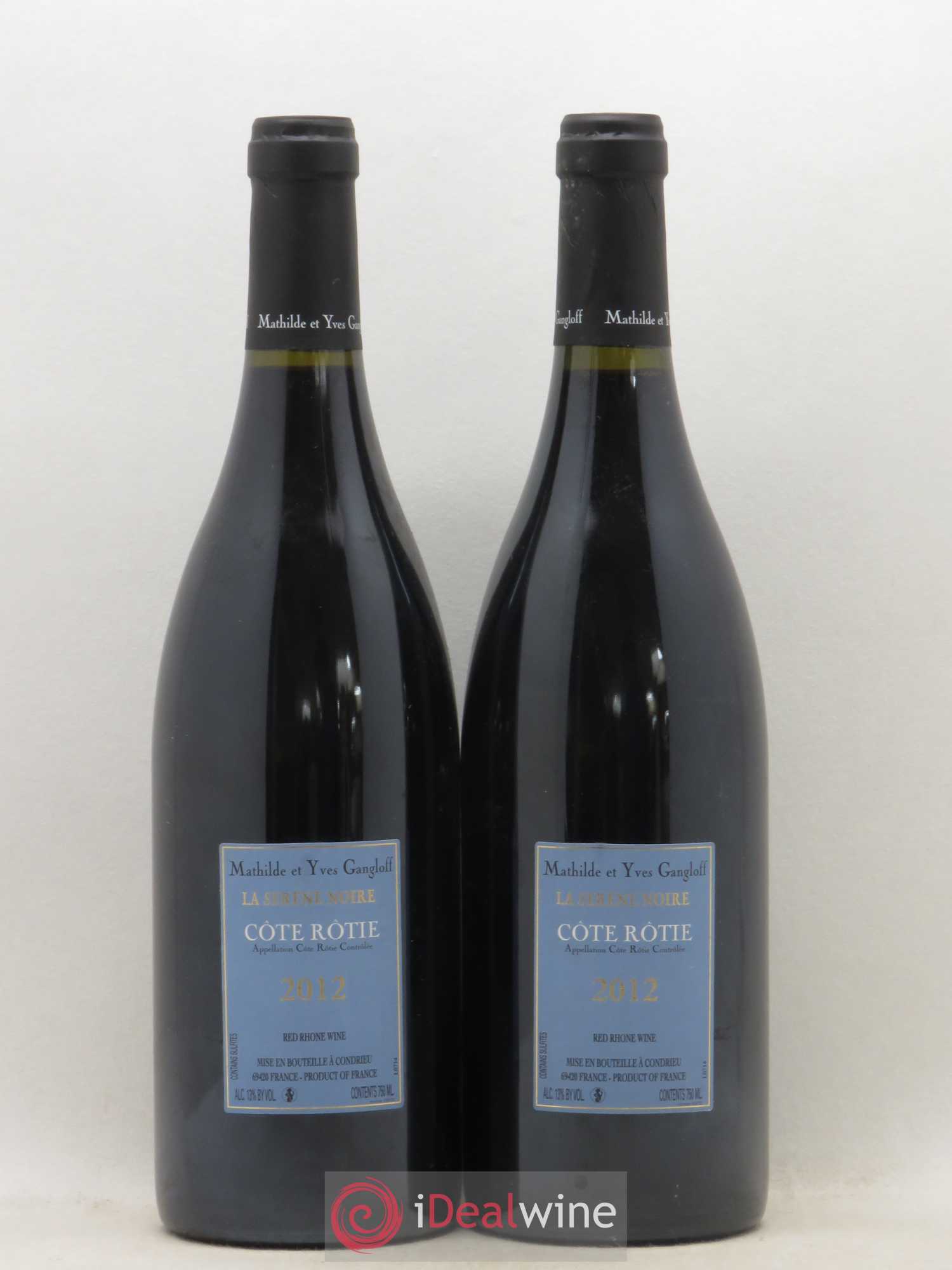 Côte-Rôtie La Sereine Noire Gangloff (Domaine) 2012 - Lot de 2 bouteilles - 1