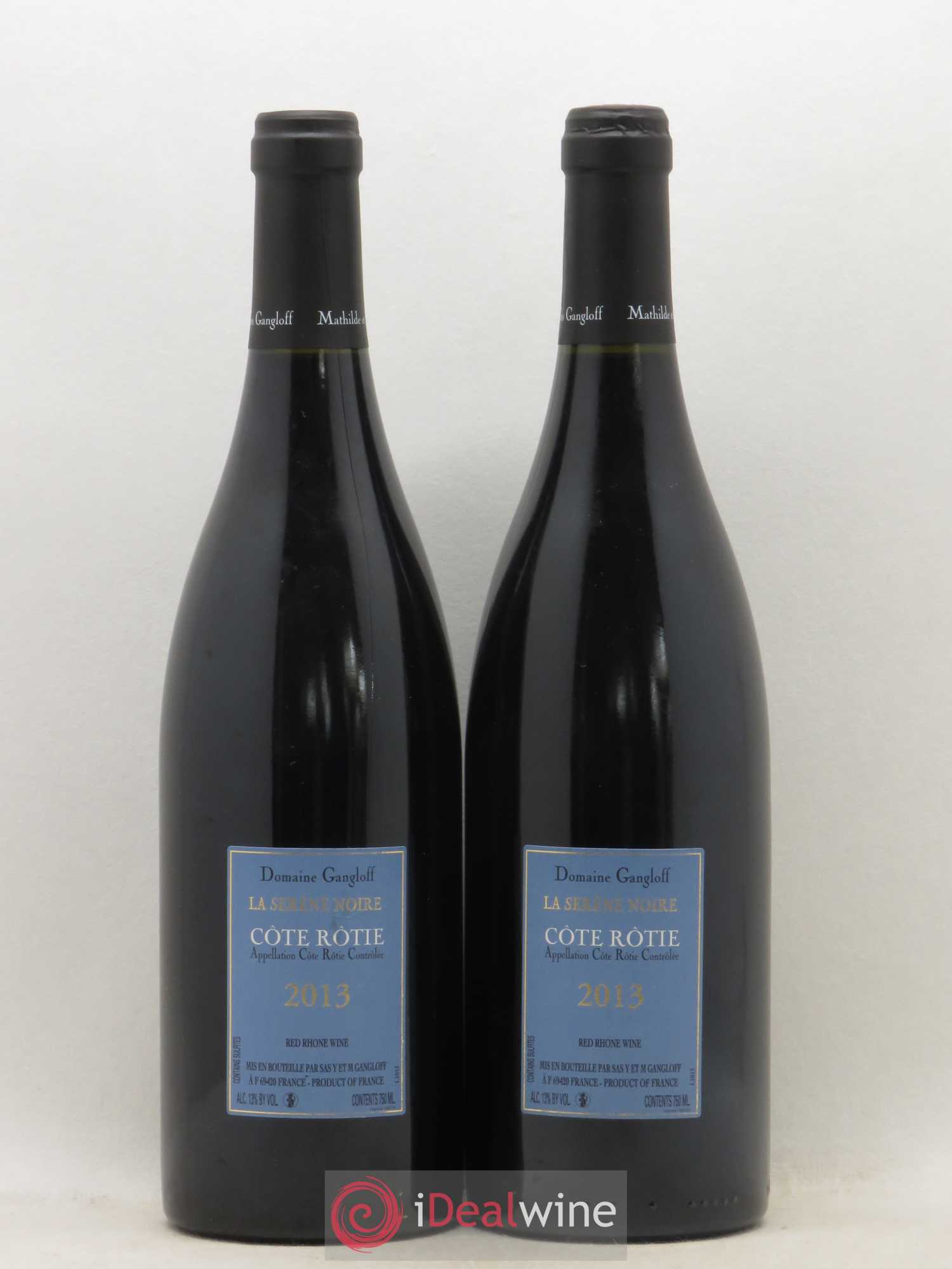 Côte-Rôtie La Sereine Noire Gangloff (Domaine) 2013 - Lot de 2 bouteilles - 1