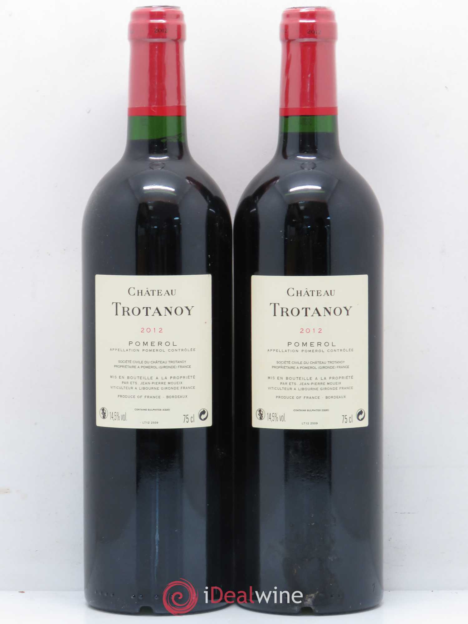 Château Trotanoy 2012 - Lot de 2 bouteilles - 1