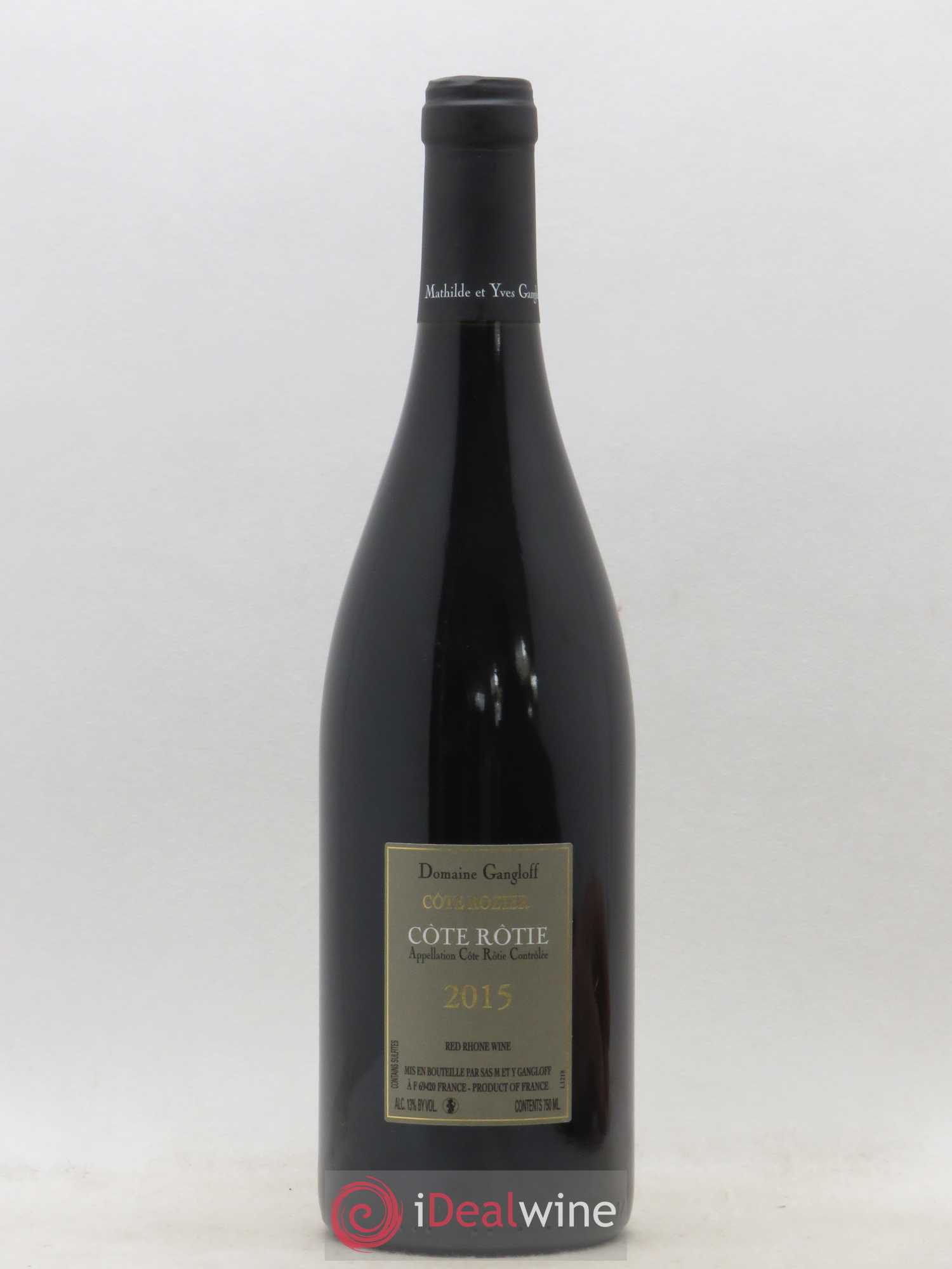 Côte-Rôtie Côte Rozier Gangloff (Domaine) 2015 - Lot de 1 bouteille - 1