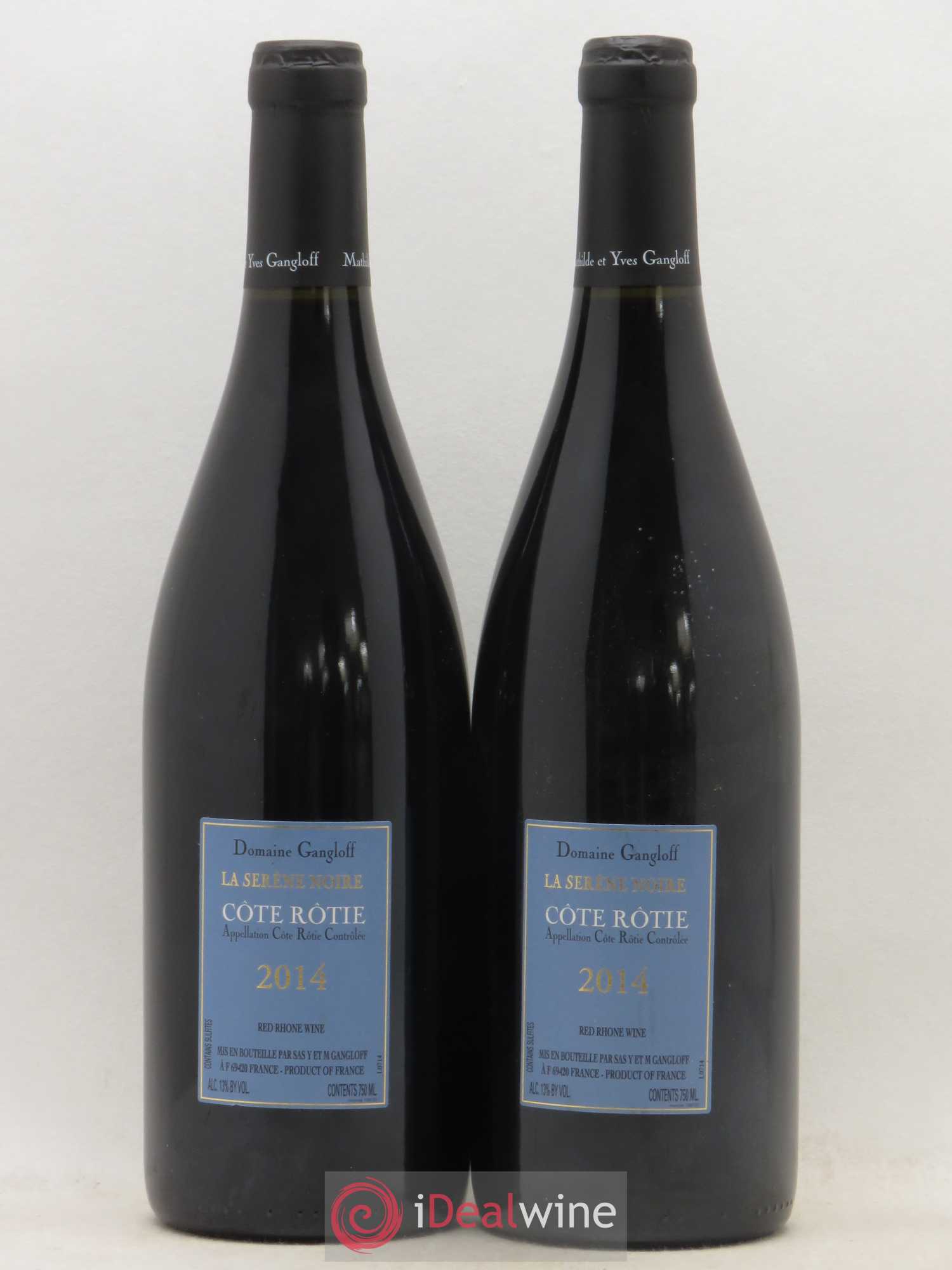 Côte-Rôtie La Sereine Noire Gangloff (Domaine) 2014 - Lot de 2 bouteilles - 1