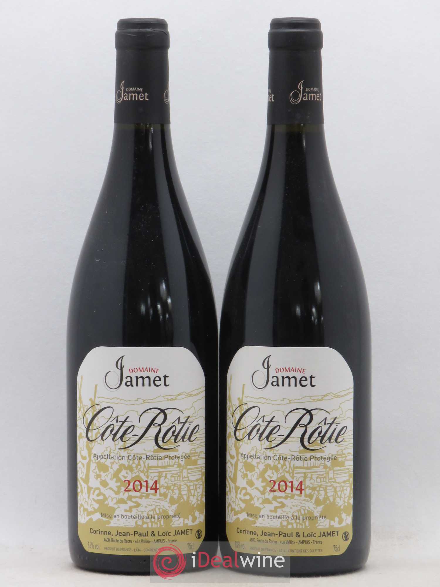 Côte-Rôtie Jamet (Domaine) 2014 - Lot de 2 bouteilles - 0