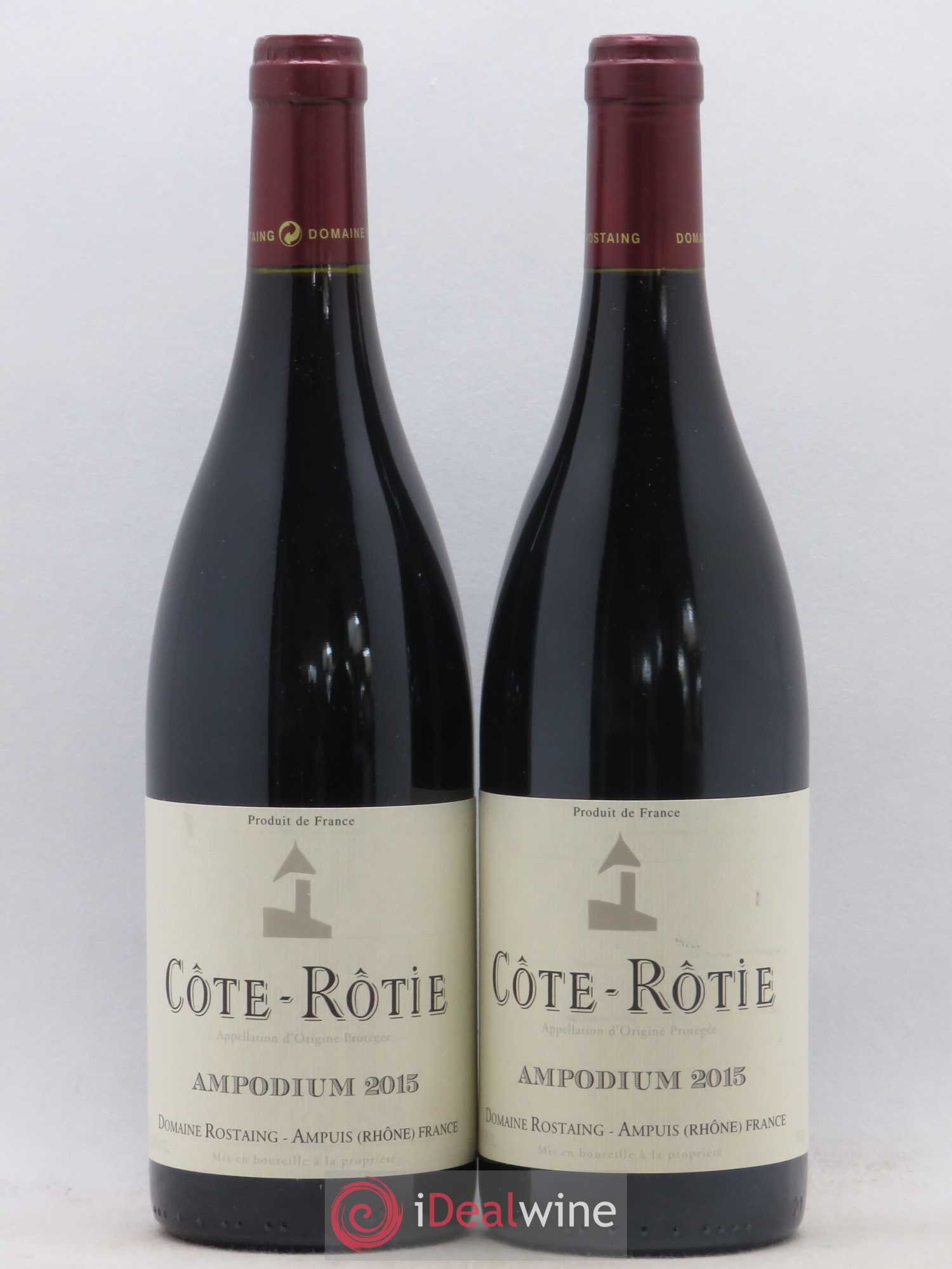 Côte-Rôtie Ampodium René Rostaing 2015 - Lot of 2 bottles - 0