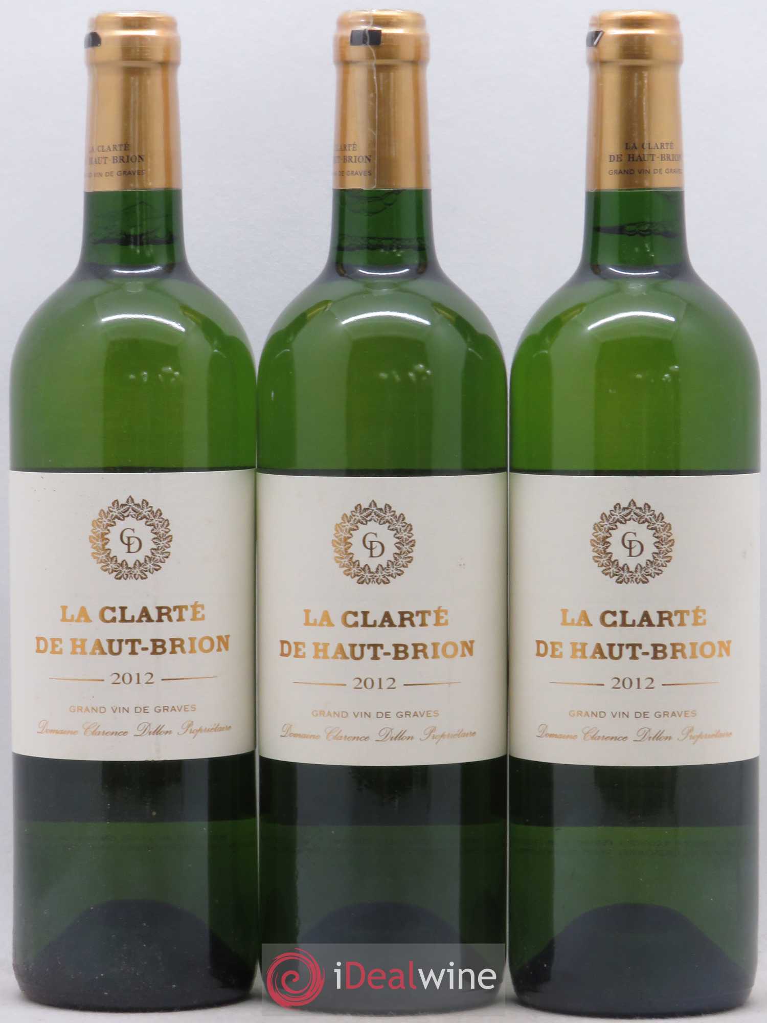 La Clarté de Haut Brion Second Vin 2012 - Lotto di 3 bottiglie - 0