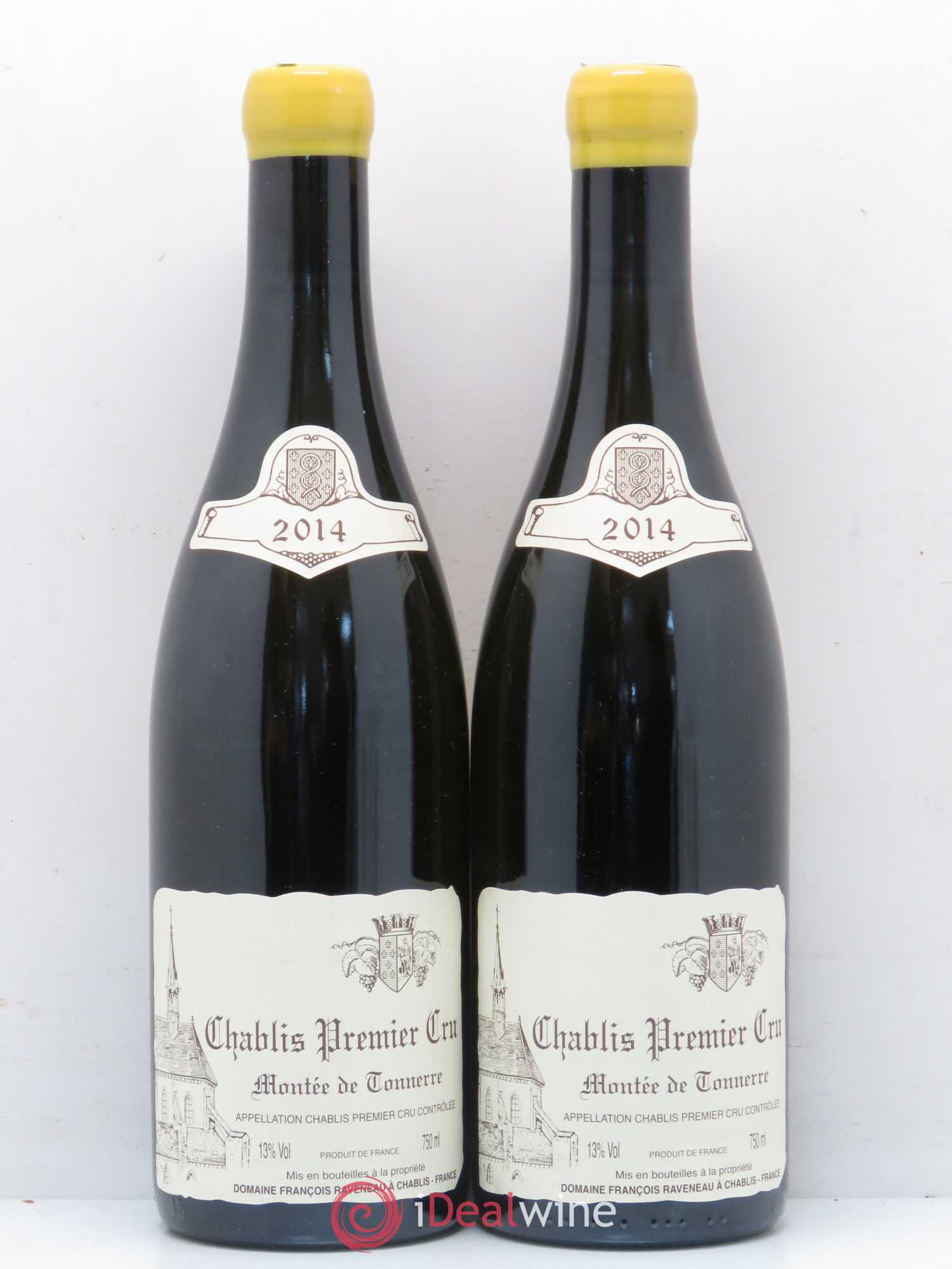 Chablis 1er Cru Montée de Tonnerre Raveneau (Domaine) 2014 - Lot de 2 bouteilles - 0
