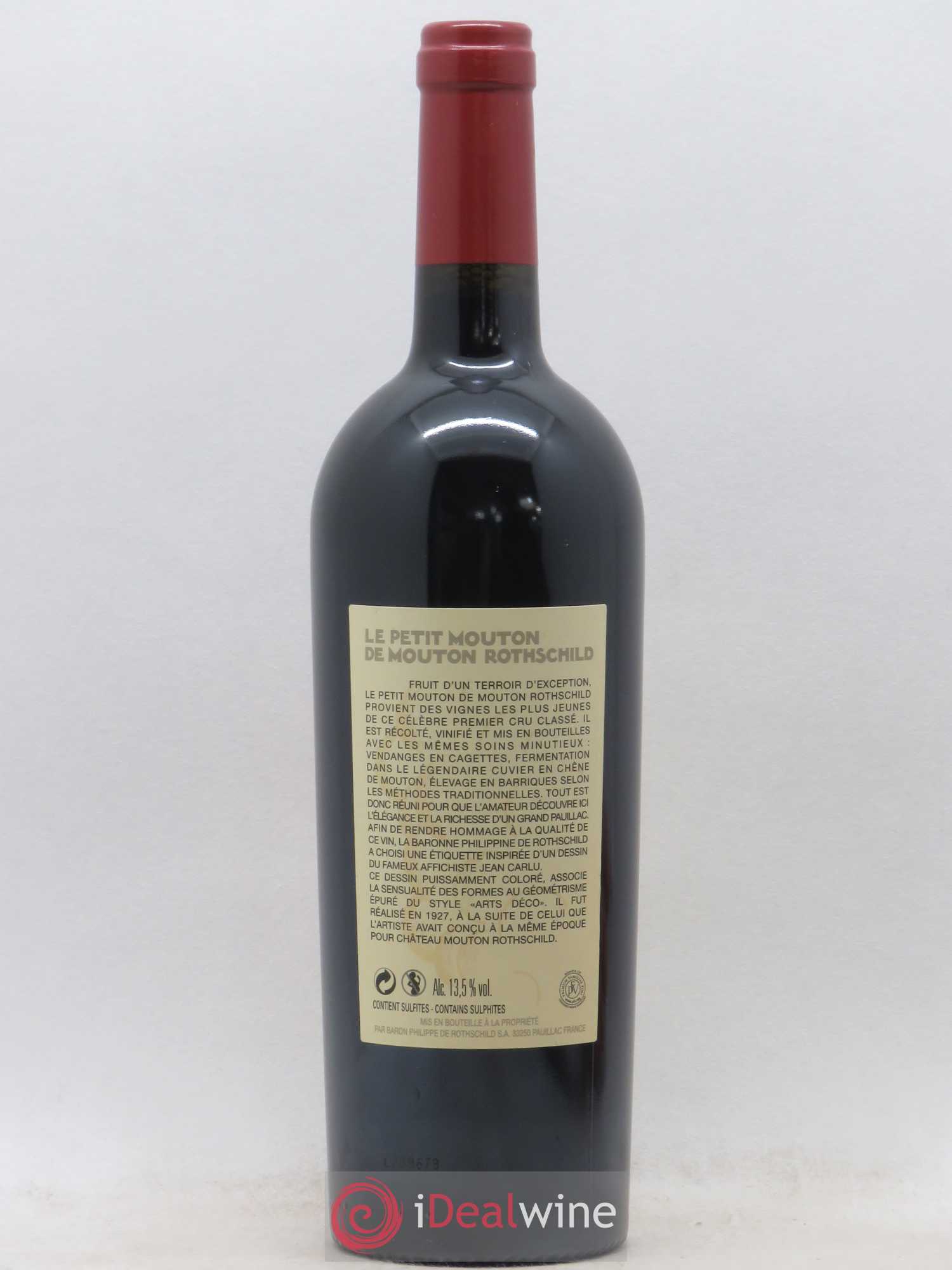 Petit Mouton Second Vin 2015 - Lot de 1 bouteille - 1
