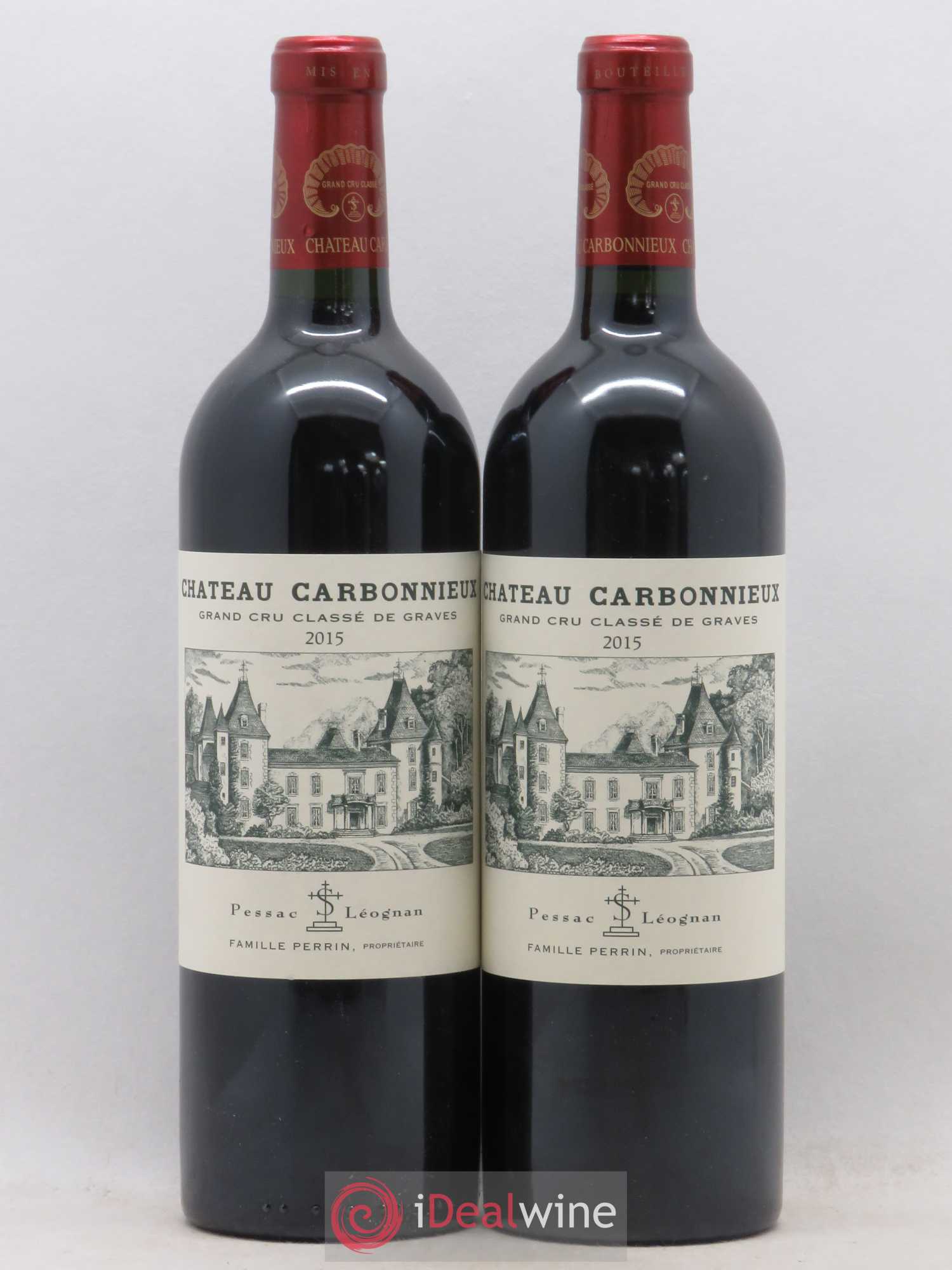 Château Carbonnieux Cru Classé de Graves 2015 - Lot de 2 bouteilles - 0